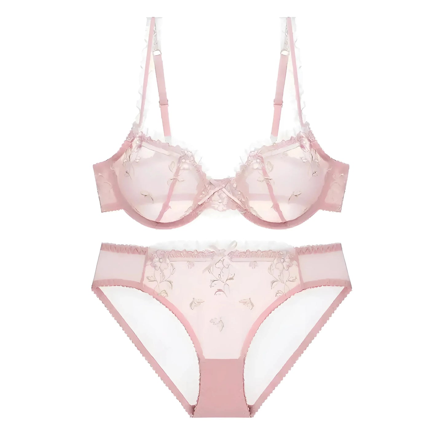 Set di Lingerie in Pizzo Floreale