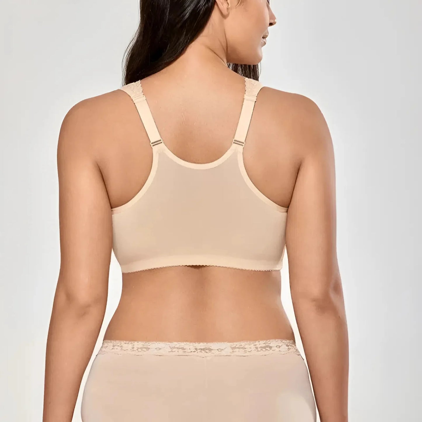 Reggiseno in pizzo con chiusura frontale in taglie grandi