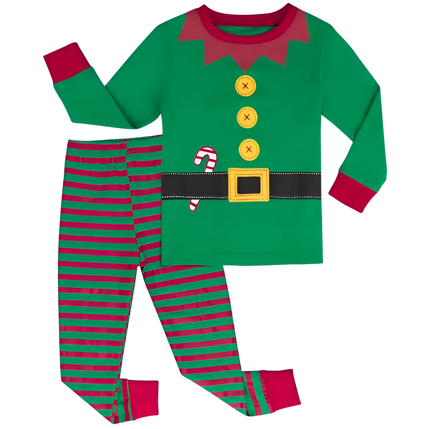 Verde Pigiama di Natale per Bambini