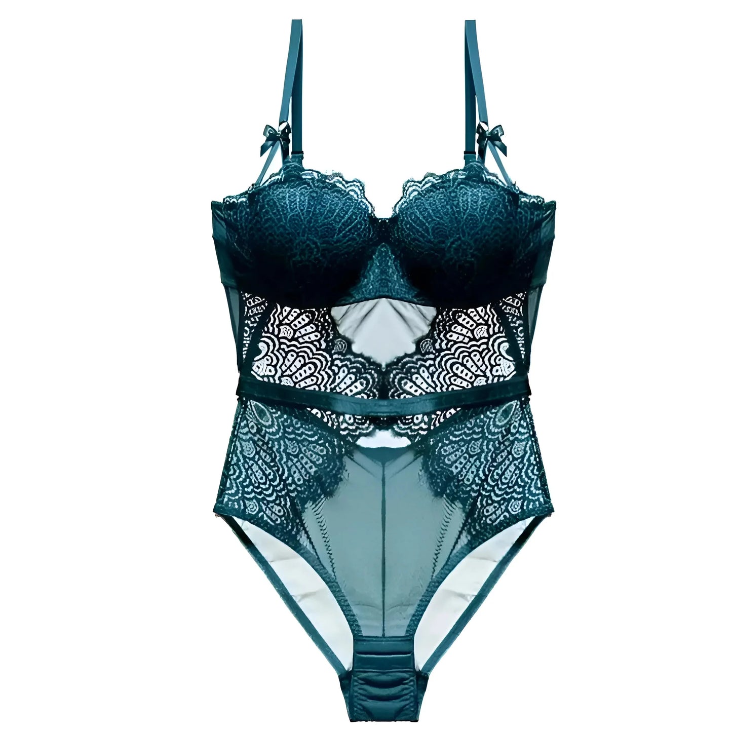 Verde Abiti a corsetto con fiocchi