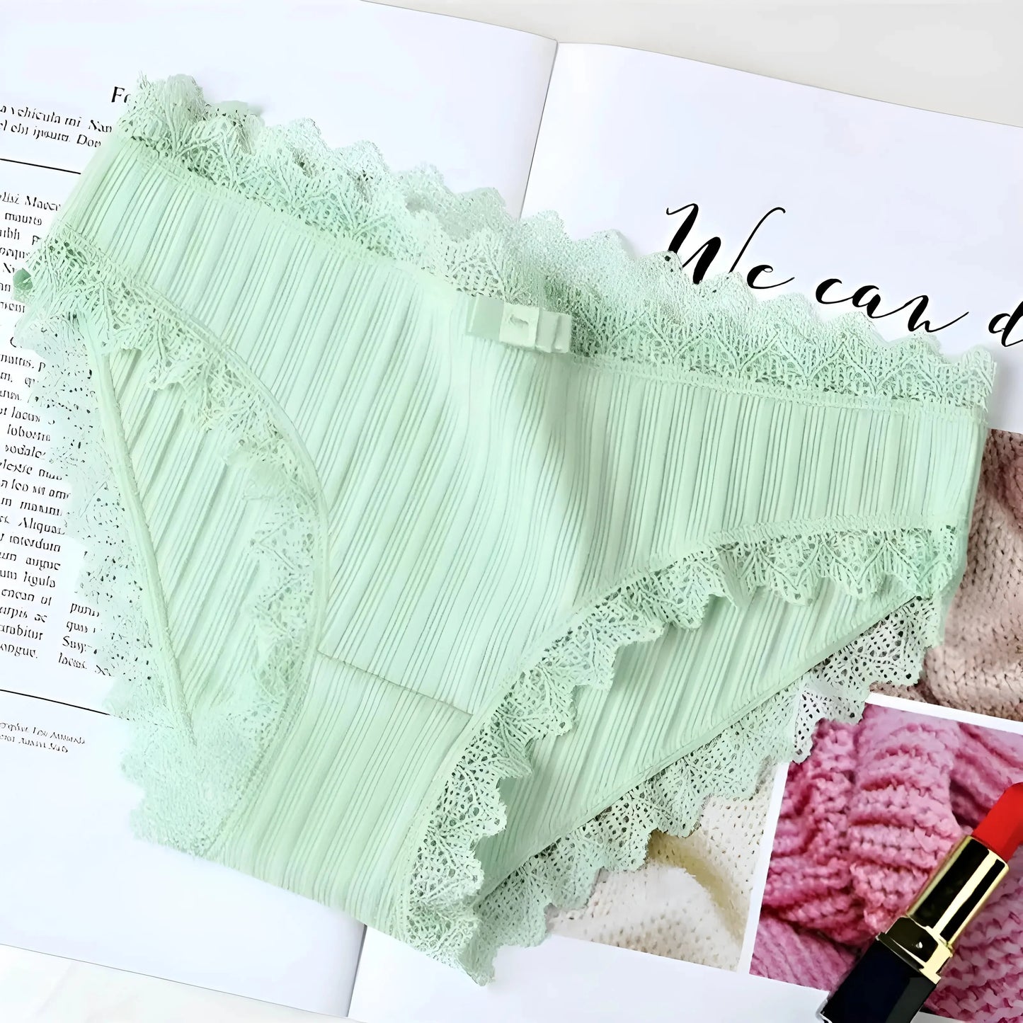 Verde Body con pizzo