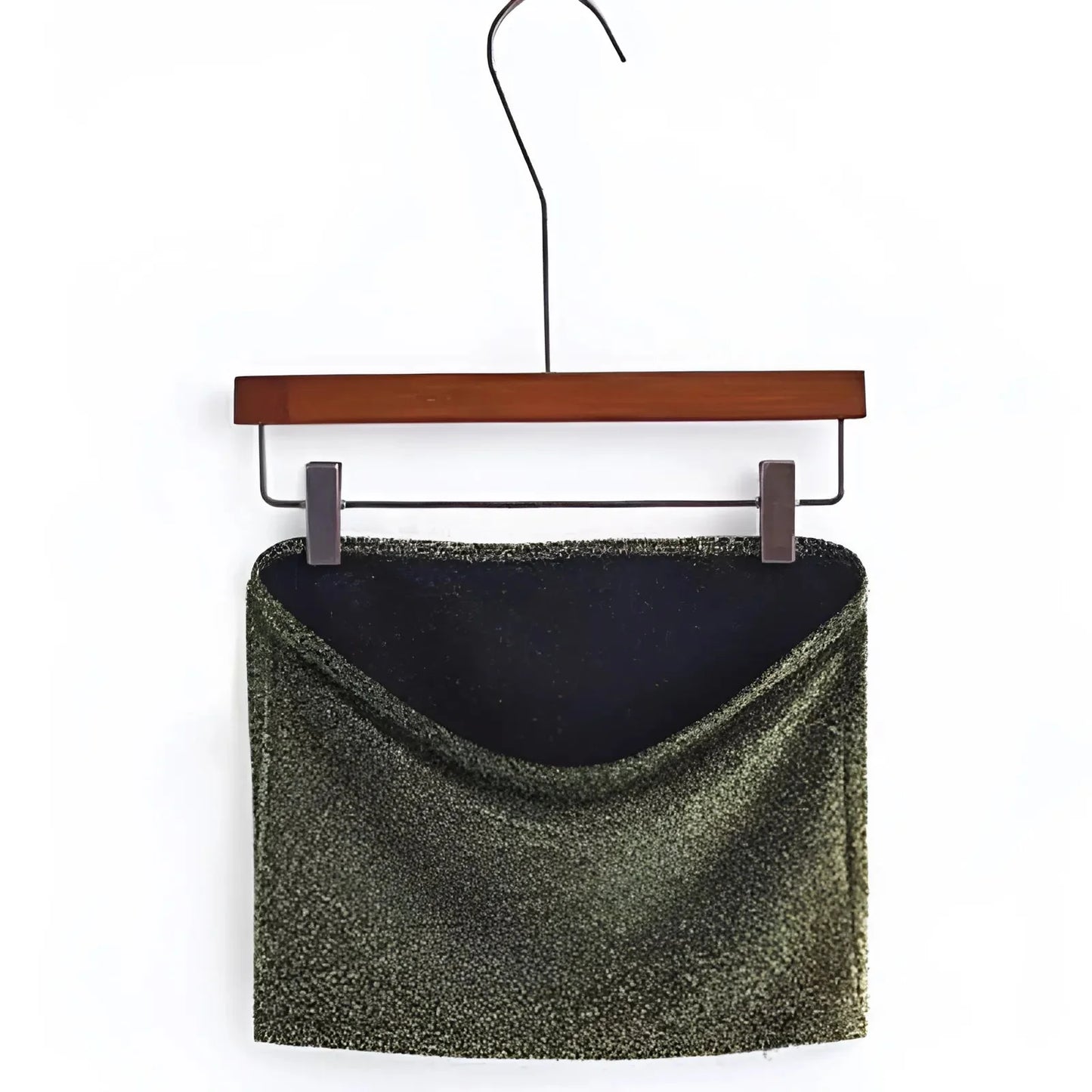 Verde Reggiseno Bandeau Lucido