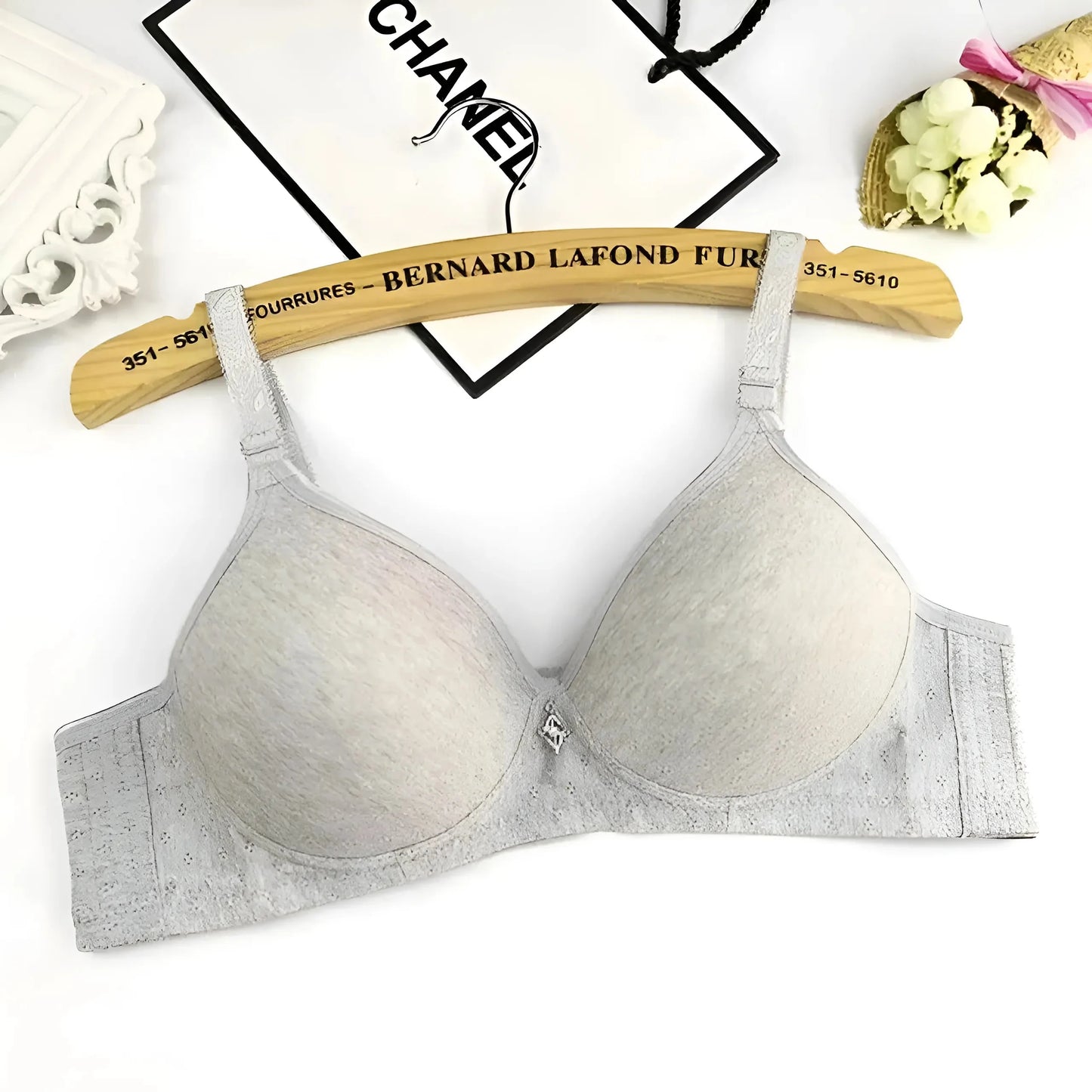 Grigio Reggiseno Push-Up Classico