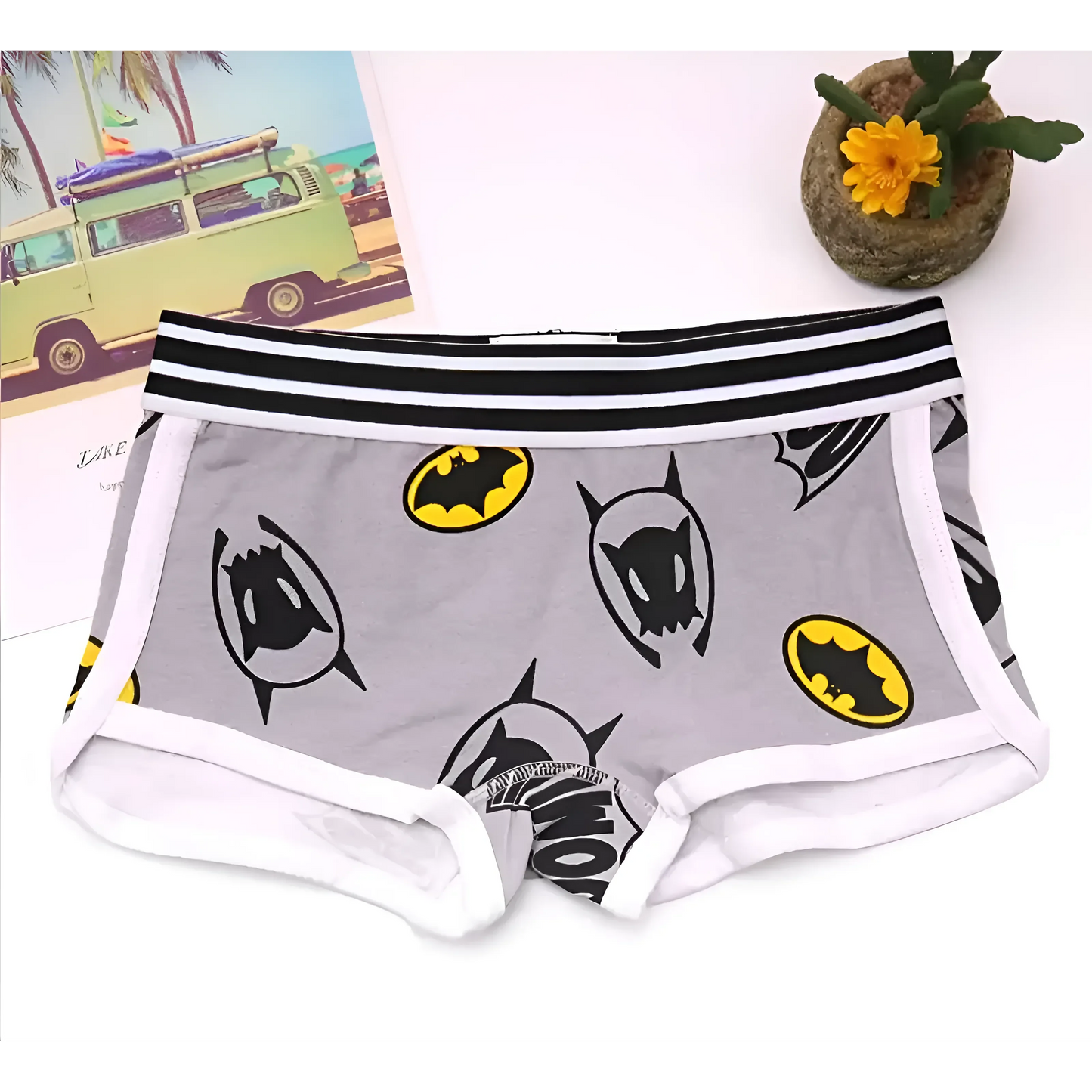 Grigio Shorts in Cotone per Donna