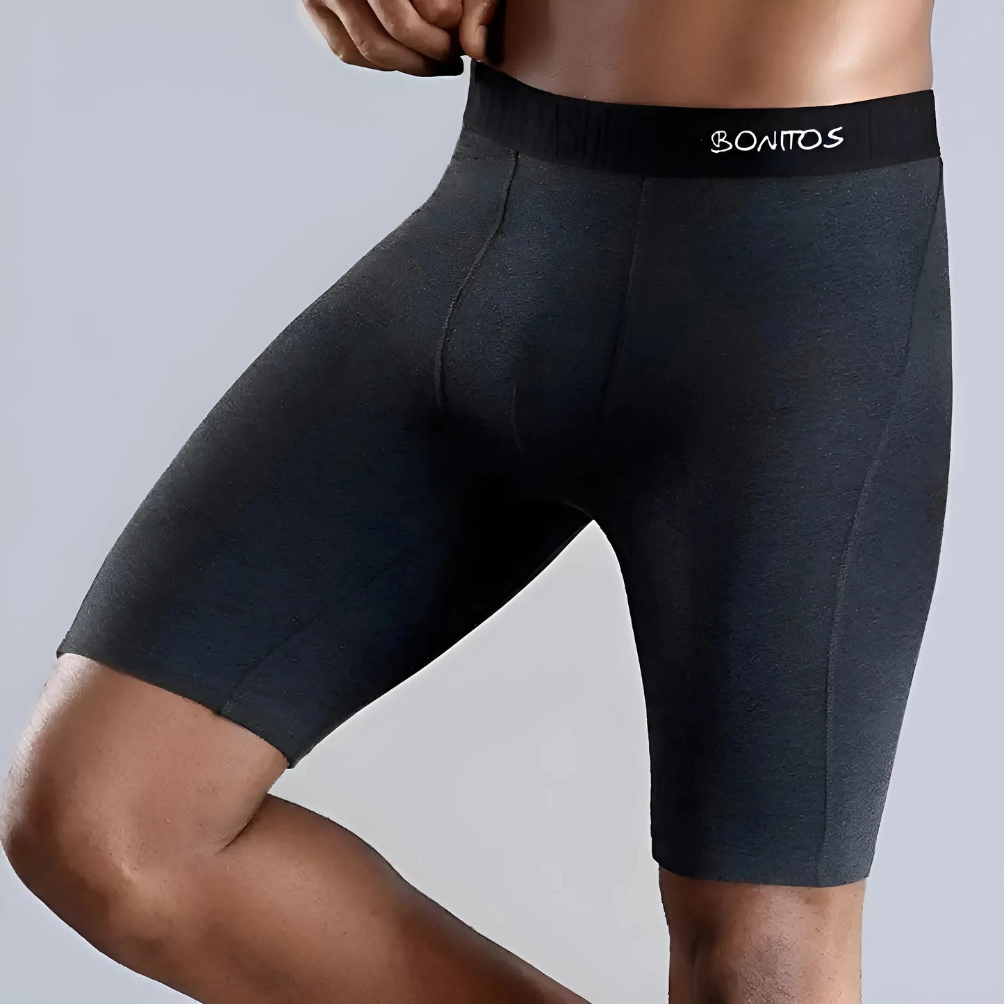Grigio Boxer lunghi da uomo