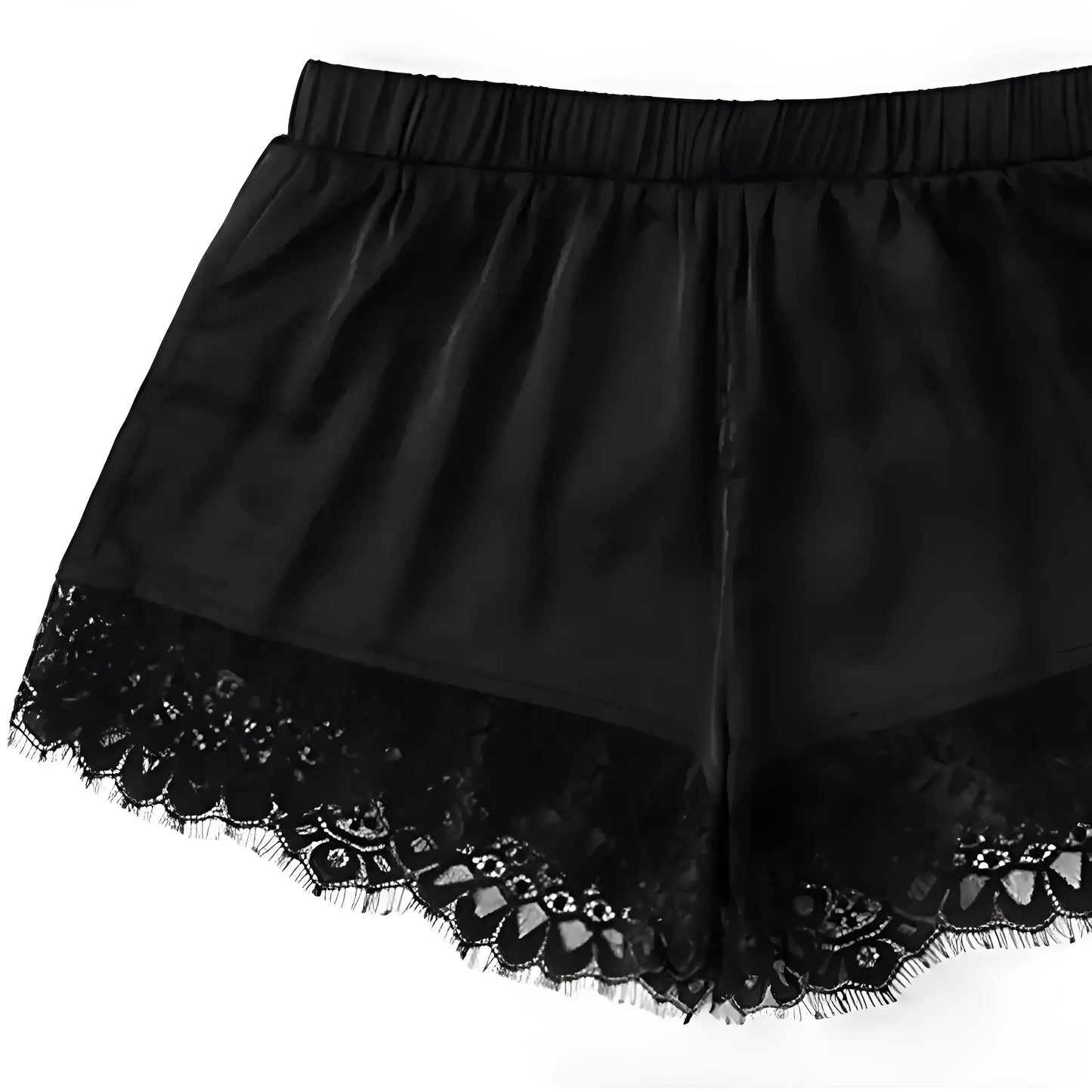 Completo Pigiama Corto con Pizzo per Donna