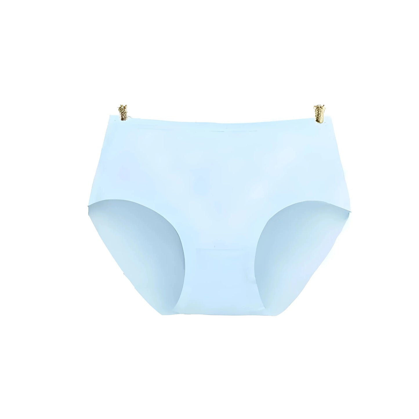 Azzurro Mutande a vita alta senza cuciture