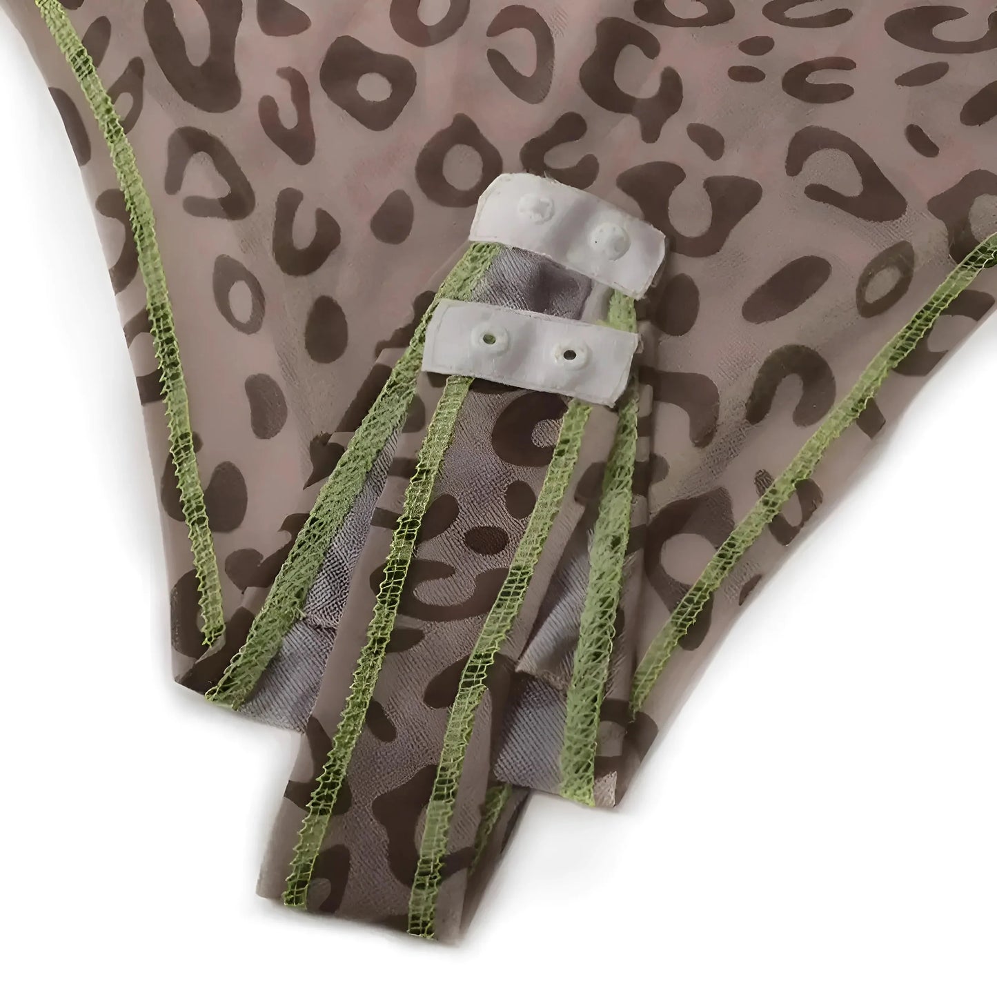 Maglietta a maniche lunghe con stampa leopardata