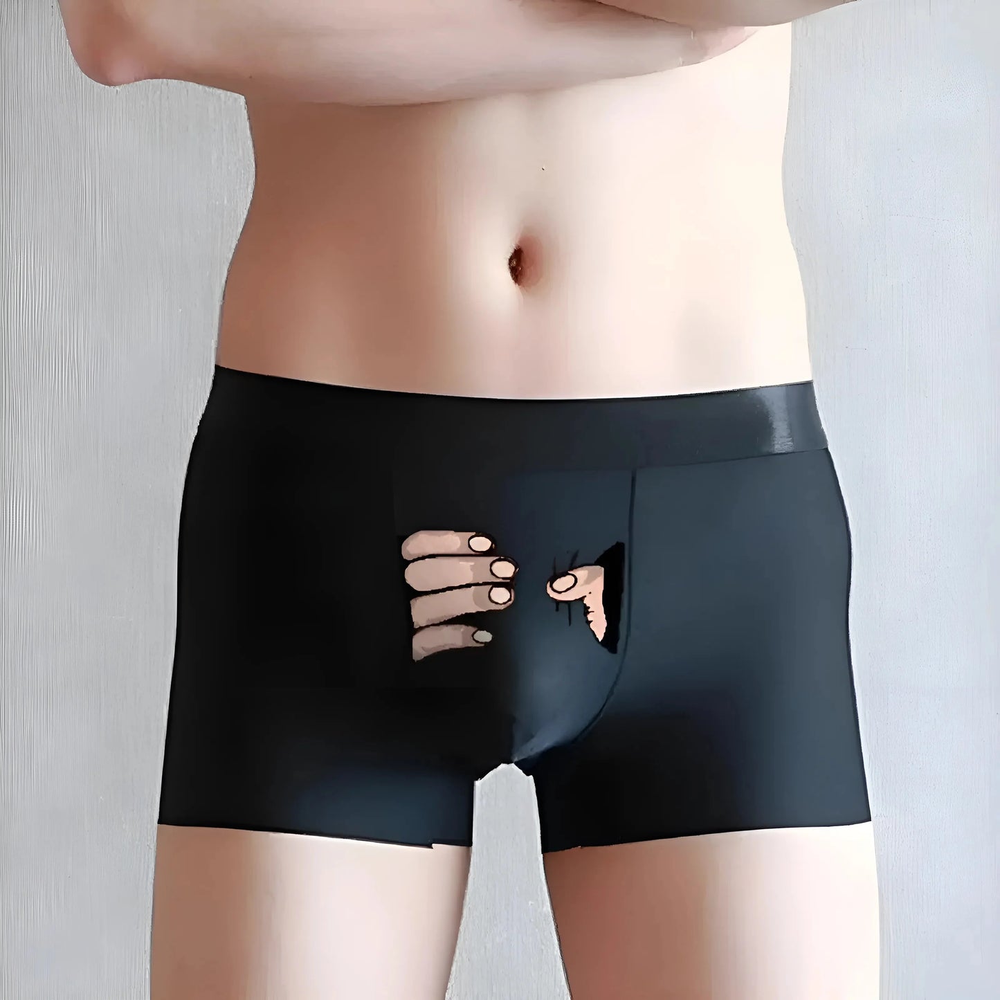 Boxer da uomo con stampa divertente
