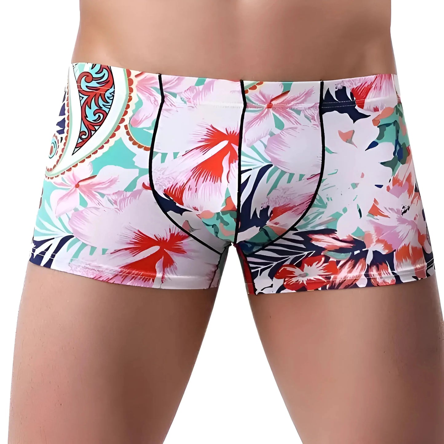 Pantaloni Boxer Floreali da Uomo
