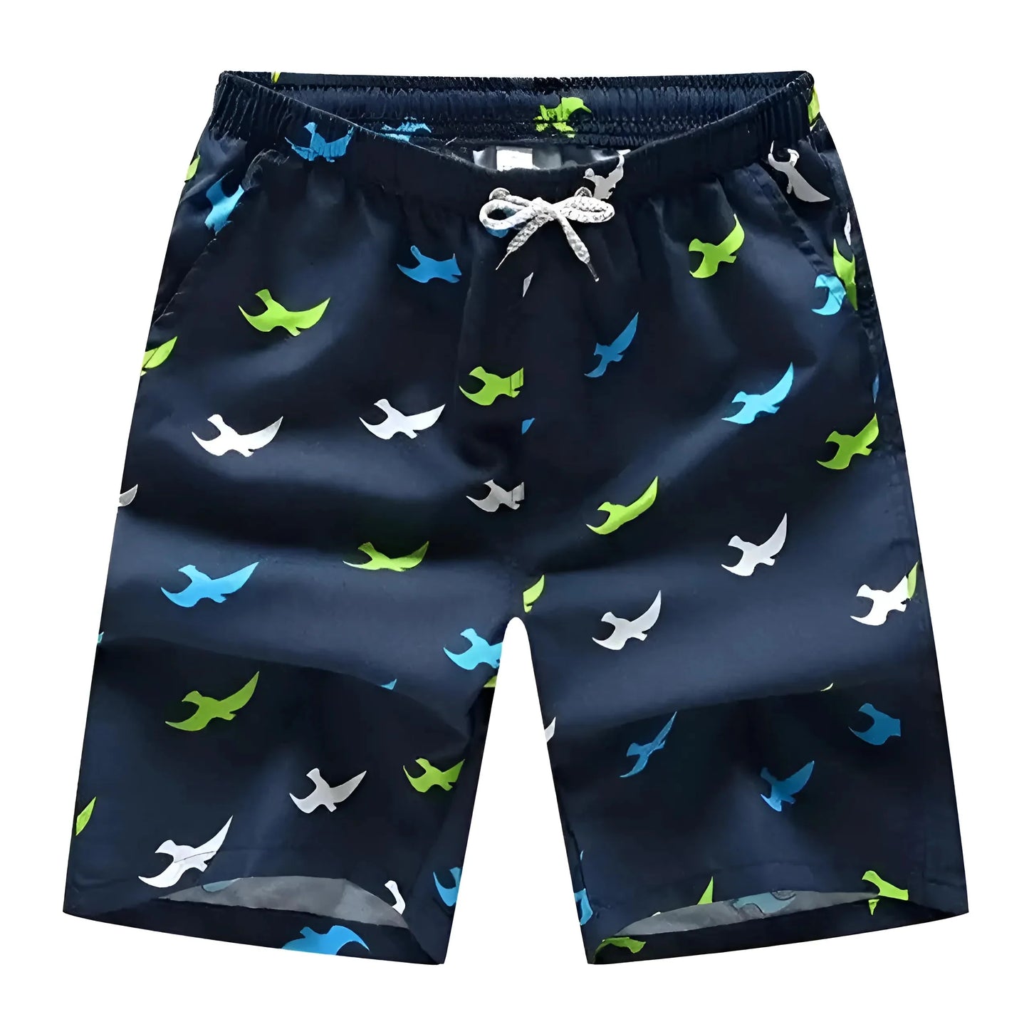 Pantaloni da bagno lunghi da uomo con stampa colorata