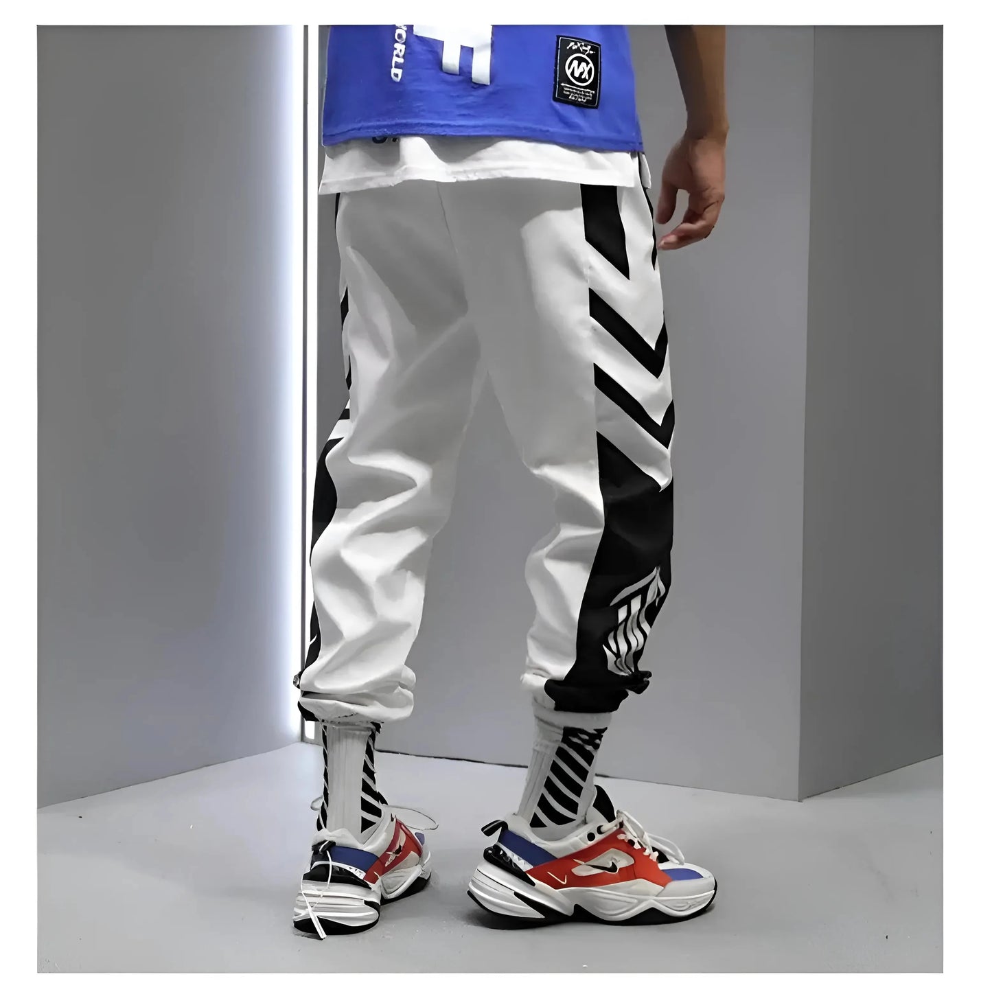 Pantaloni da tuta da uomo con motivo
