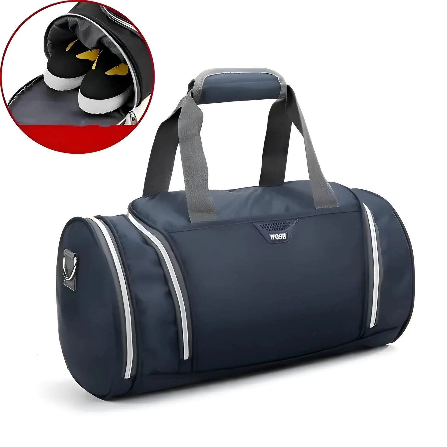 Blu Marino Borsa Sportiva Classica