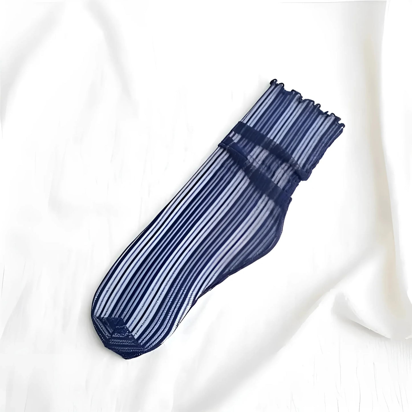 Blu Marino Calzini alla caviglia decorativi