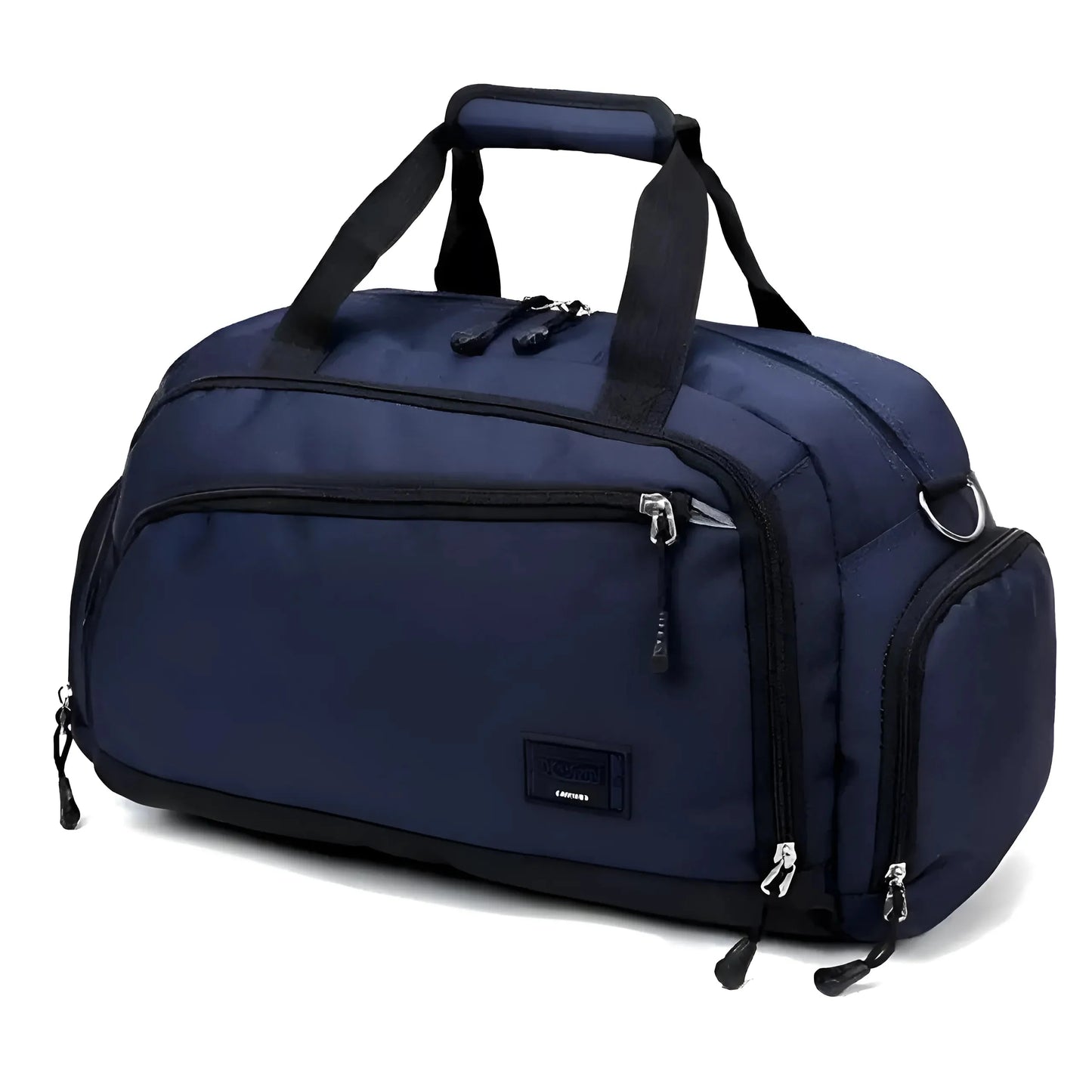 Blu Marino Borsa Sportiva con Tasche