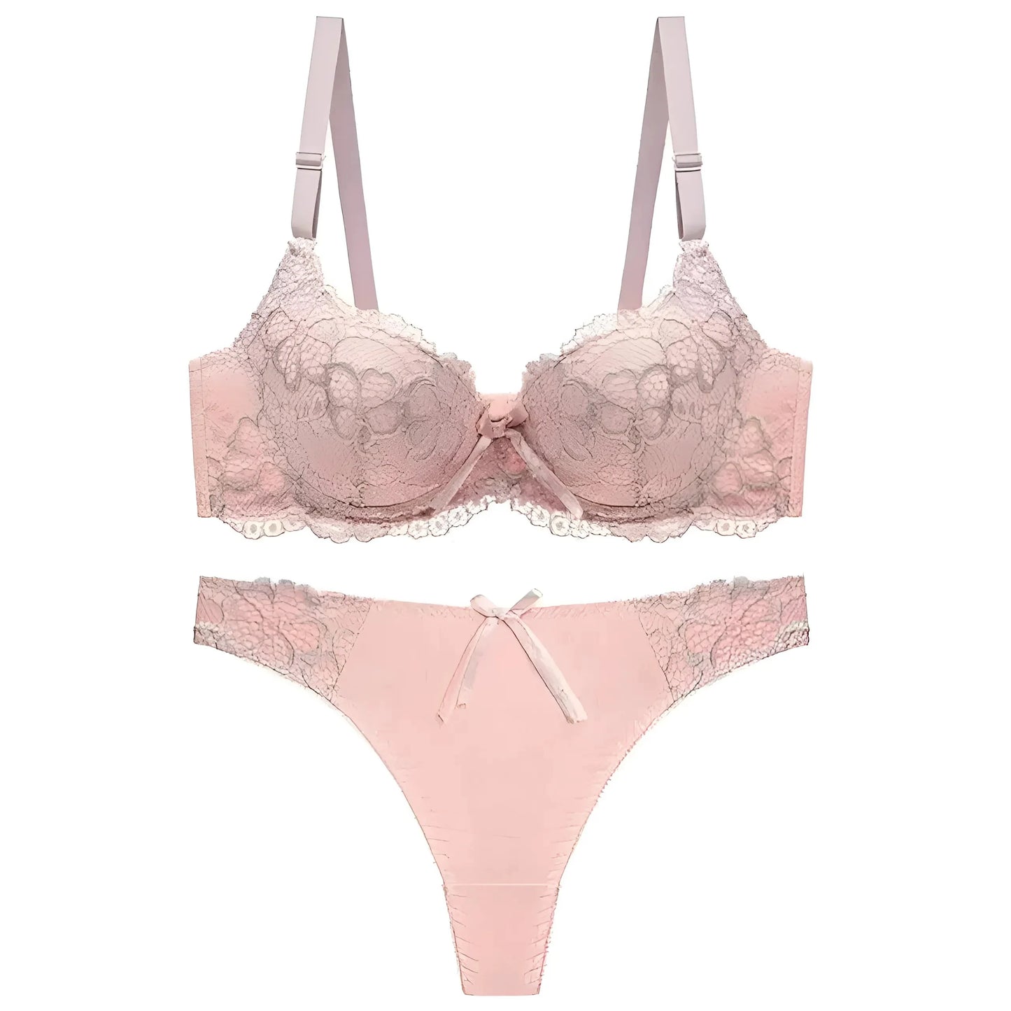 Nudo Set di Lingerie in Pizzo Classico