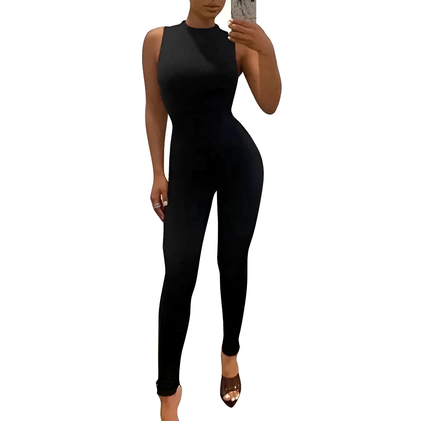 Completo Sportivo One-Piece con Collo Alto