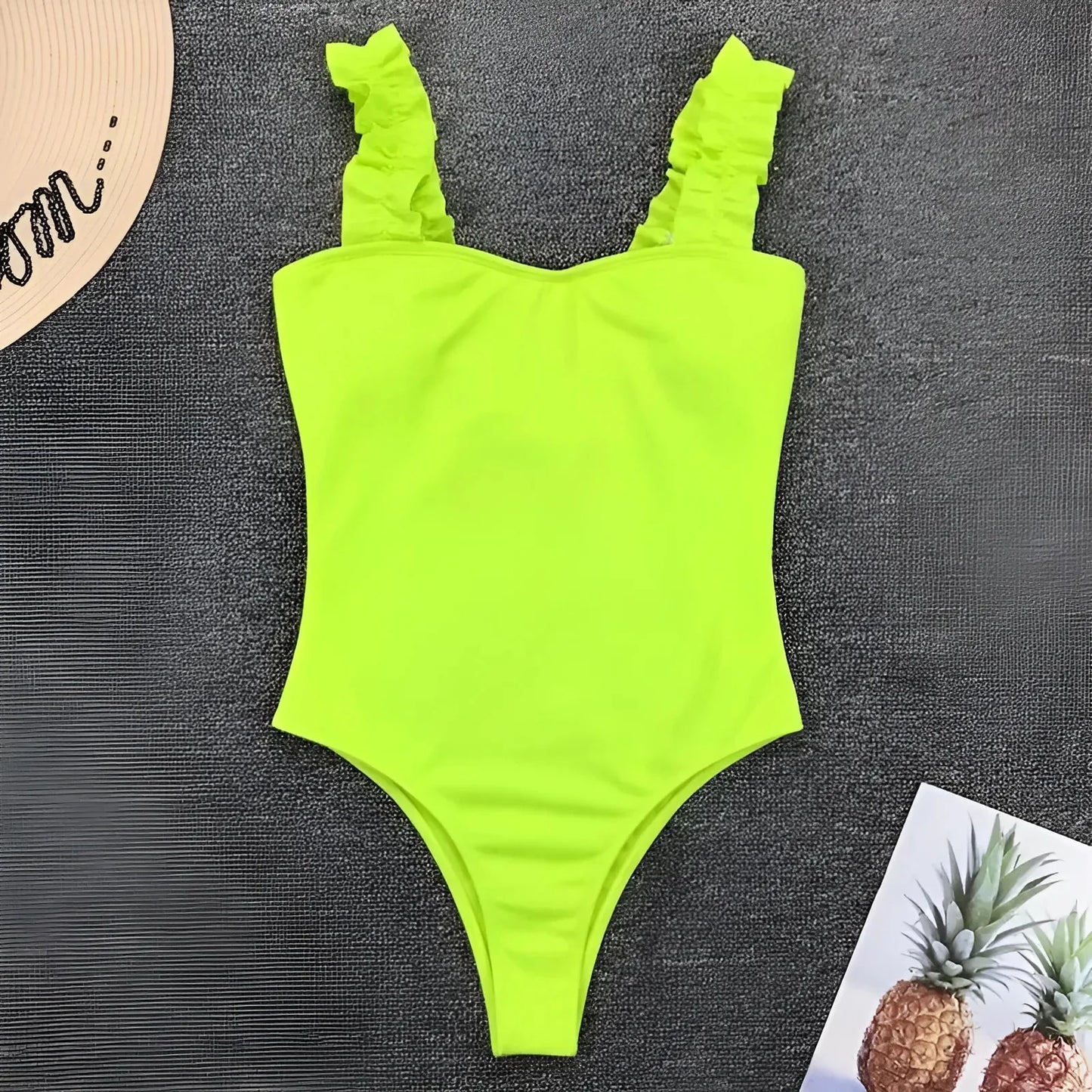 Costume intero con spalline decorative