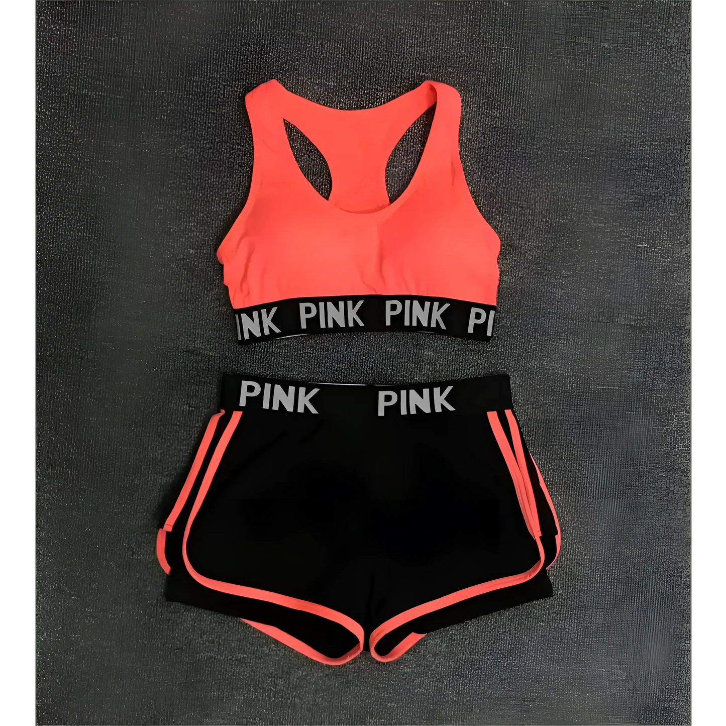 Arancione Set Sportivo Rosa