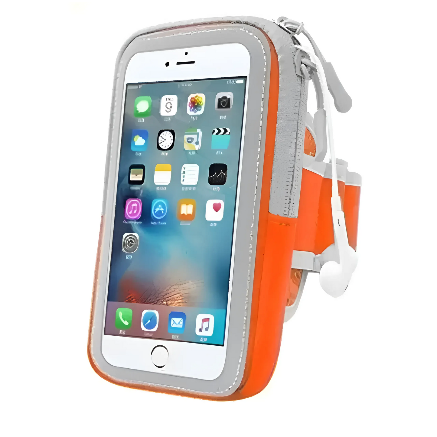 Arancione Bracciale per telefono da corsa