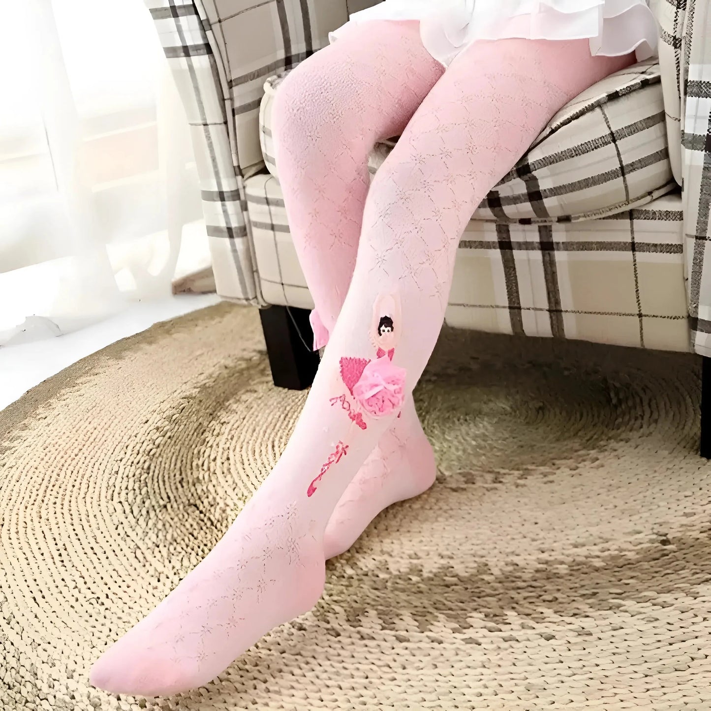 Rosa Collant per Bambini da Ballerina