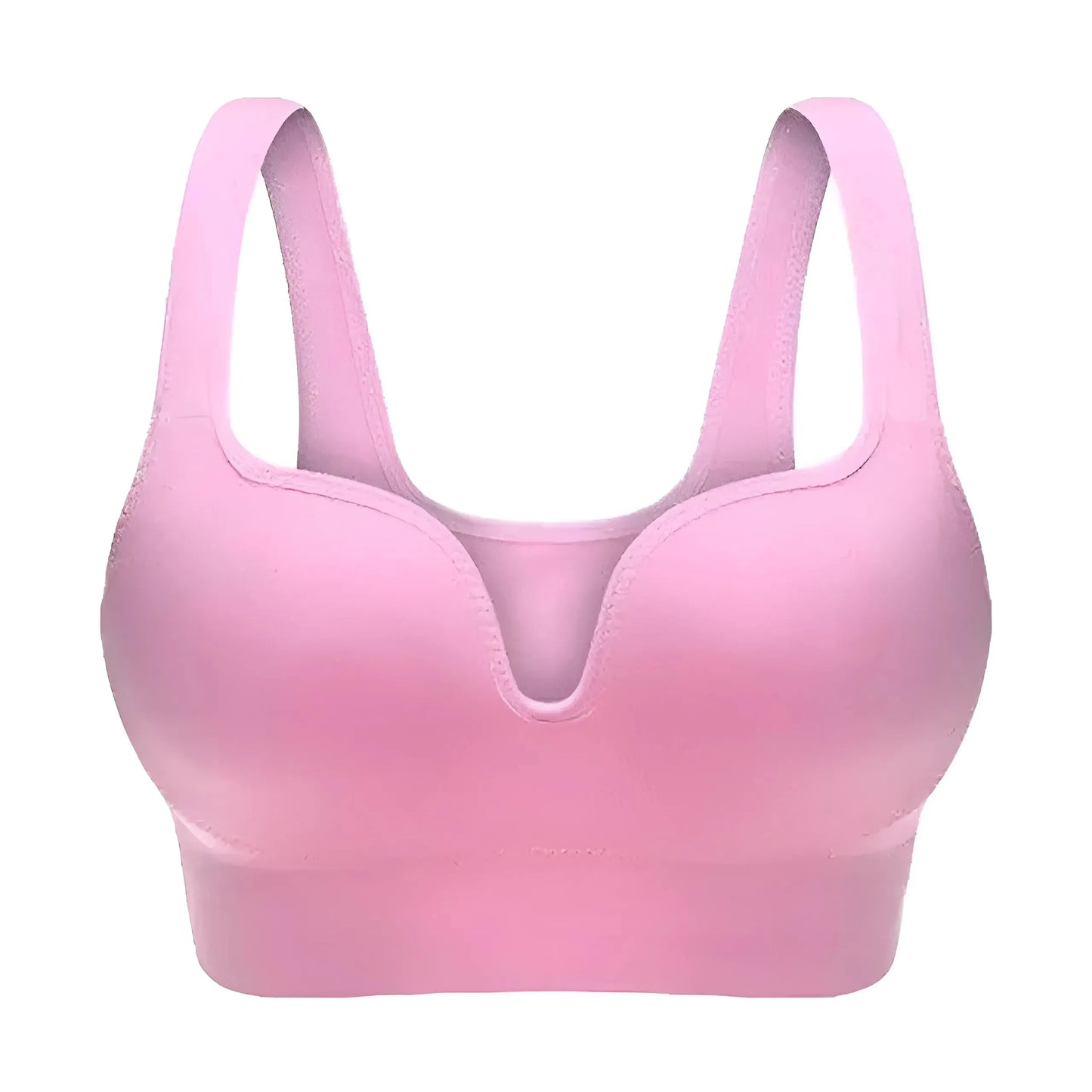 Rosa Reggiseno Sportivo Taglio Classico