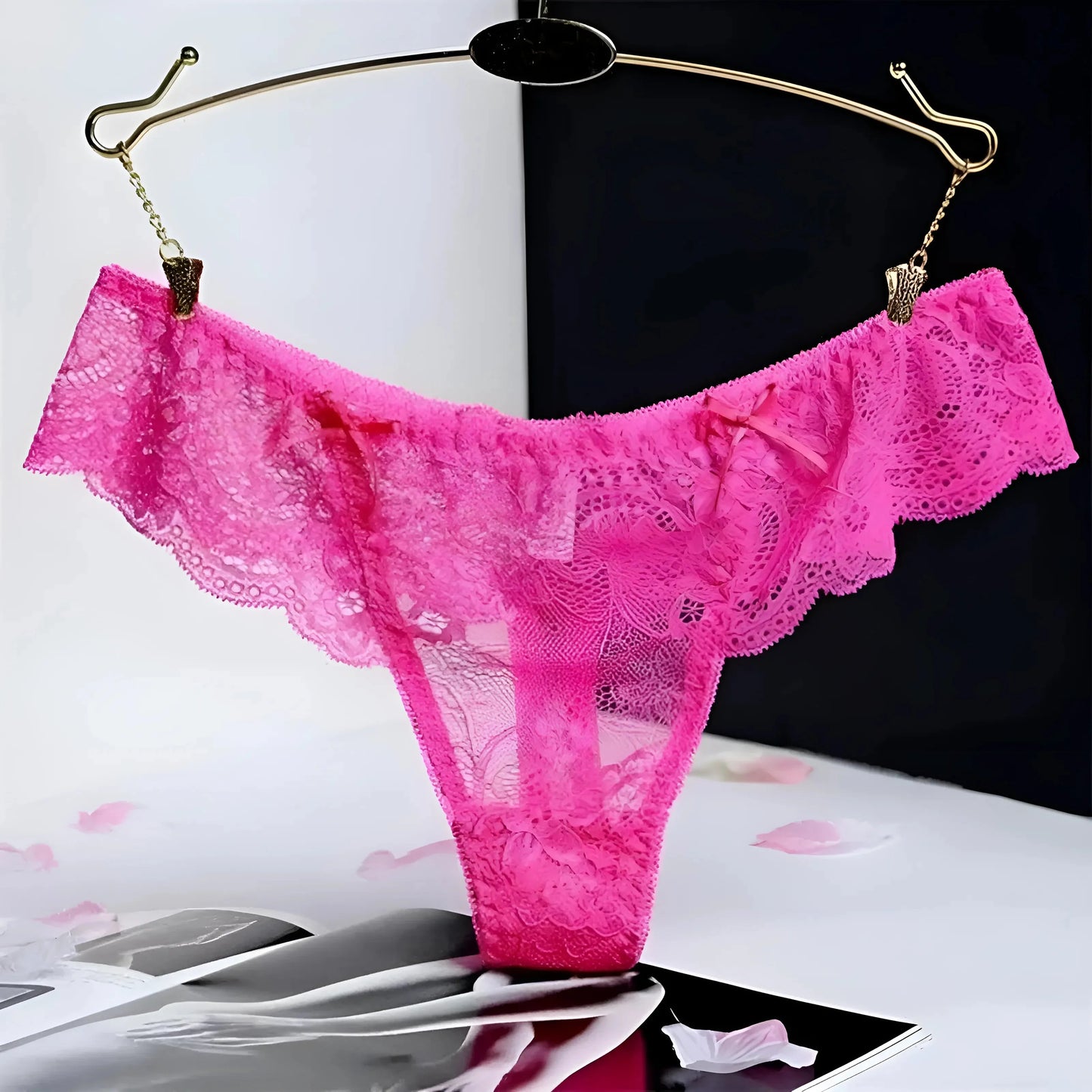 Rosa Stringate in pizzo