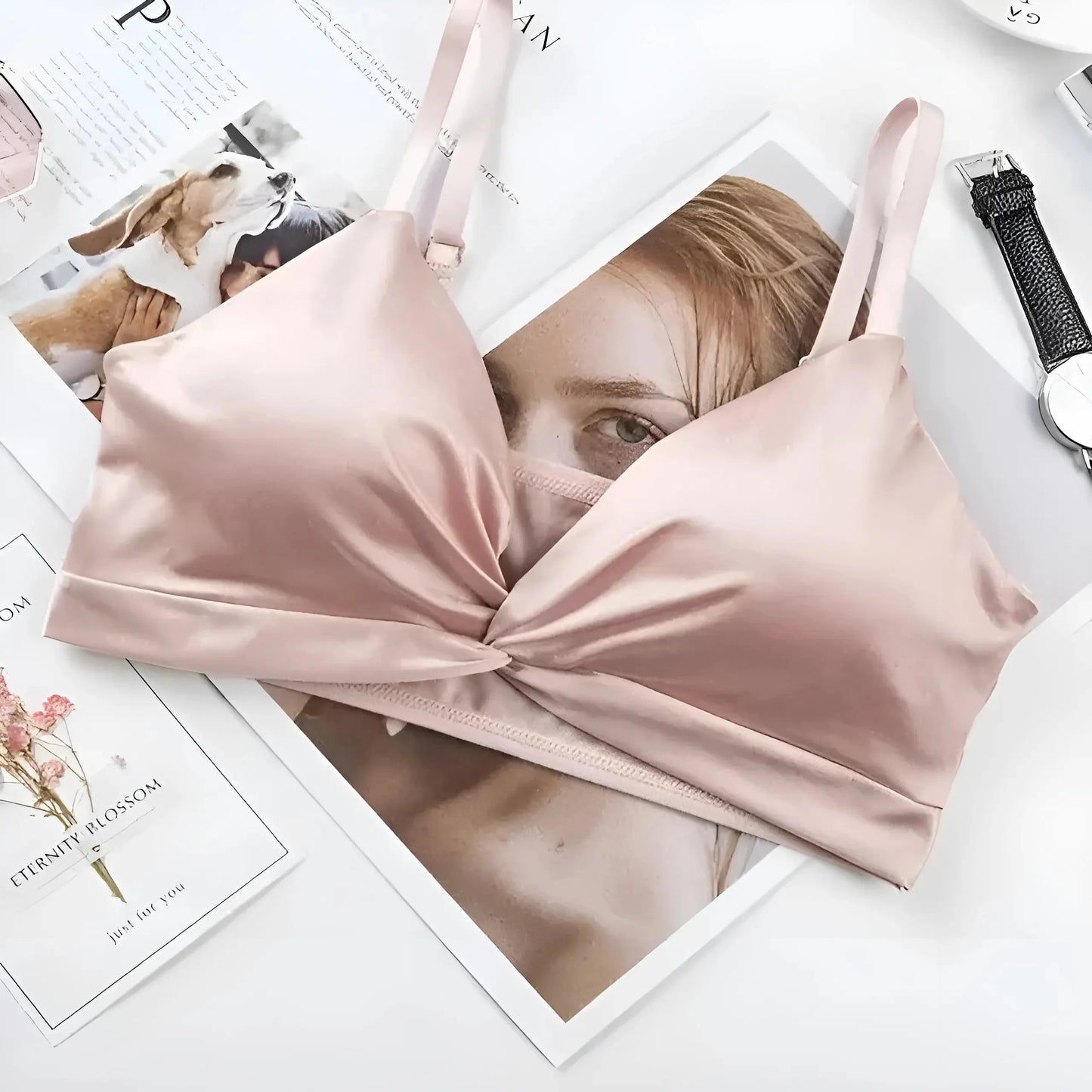 Rosa Bralette in Satin