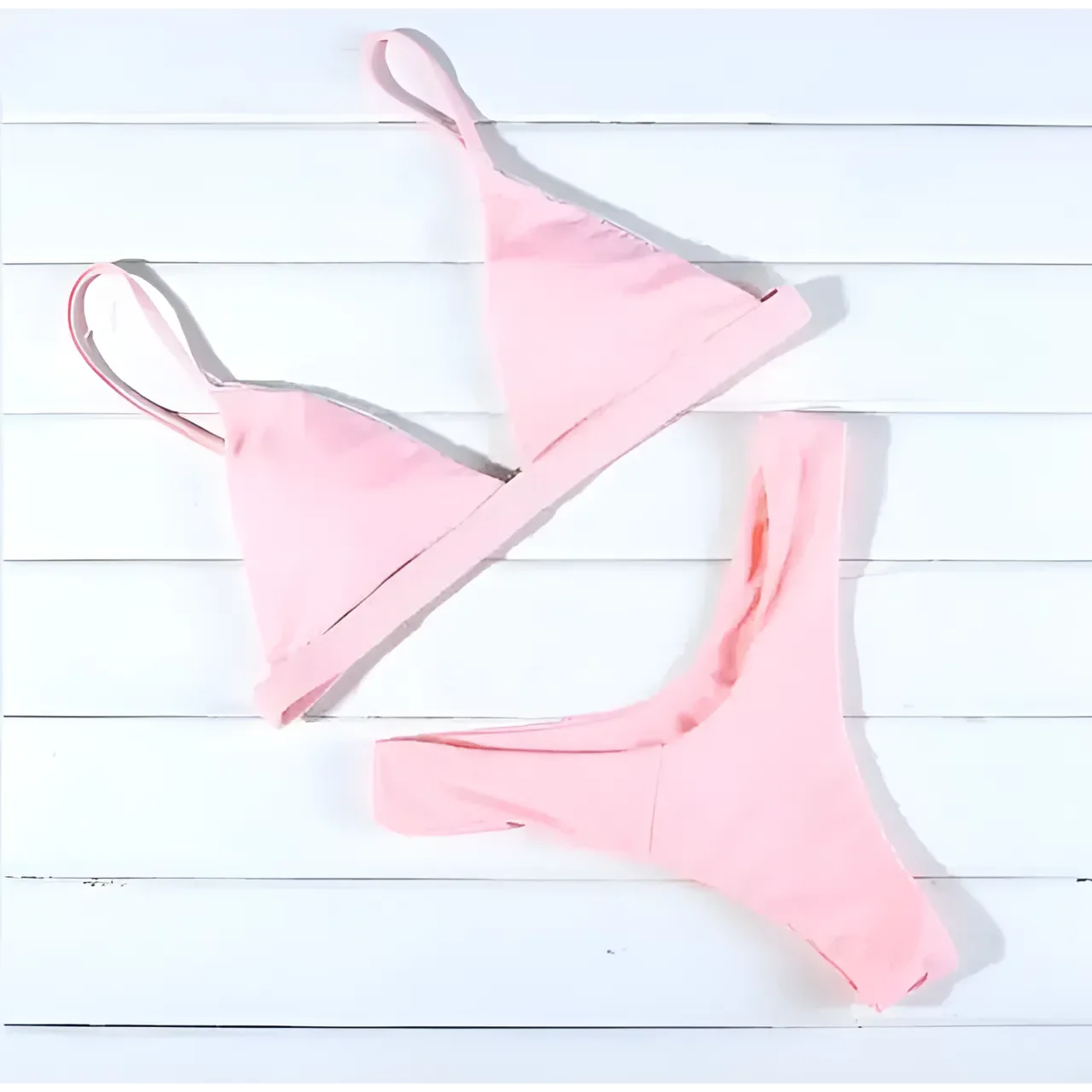 Rosa Costume da bagno a due pezzi