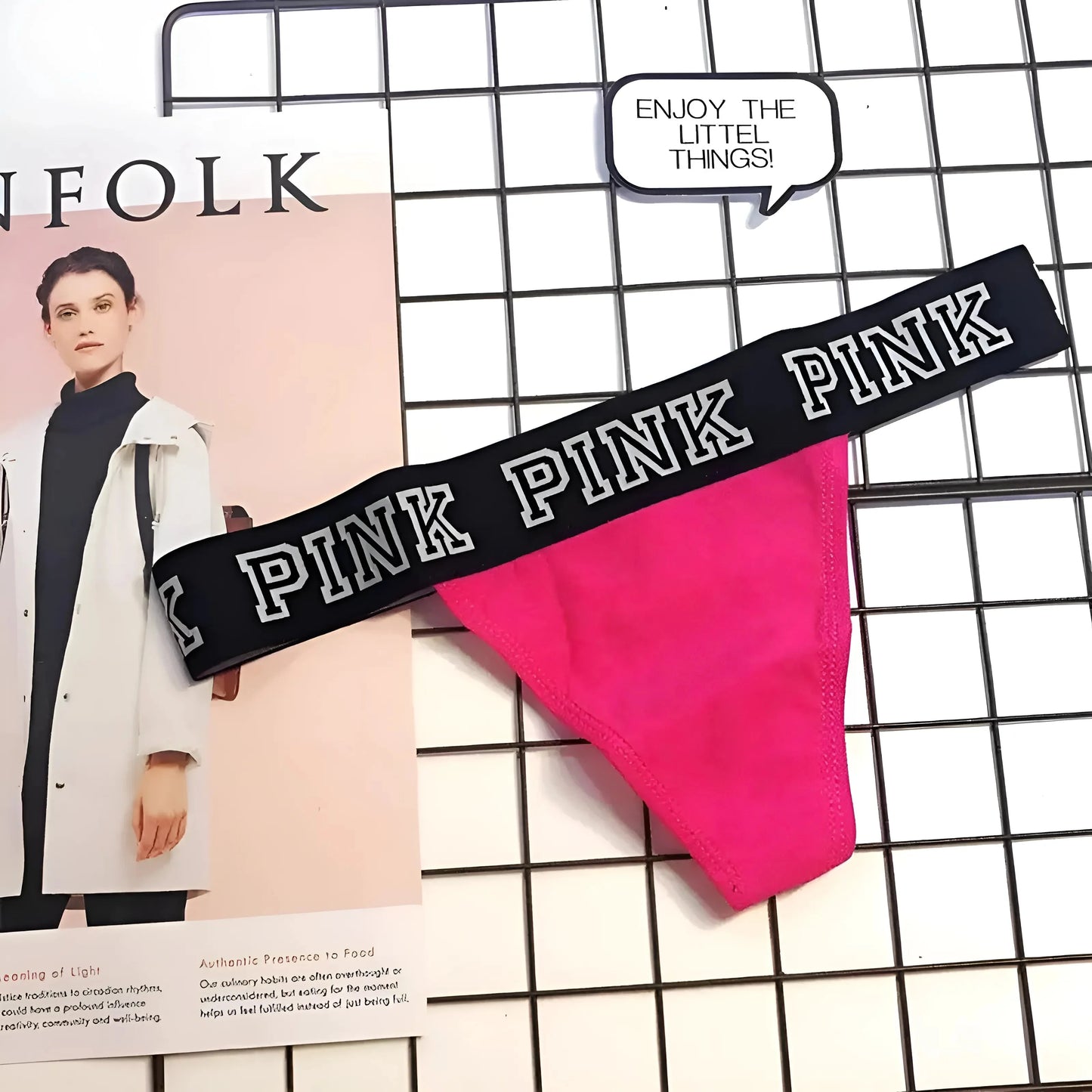 Rosa Stringa PINK per donna