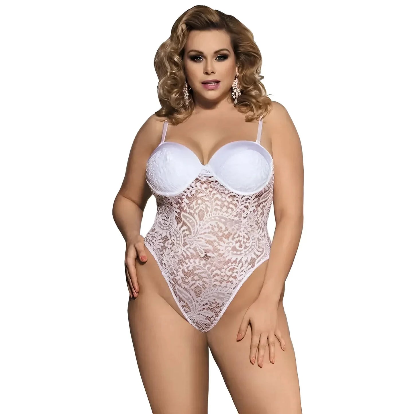 Body in pizzo taglie comode