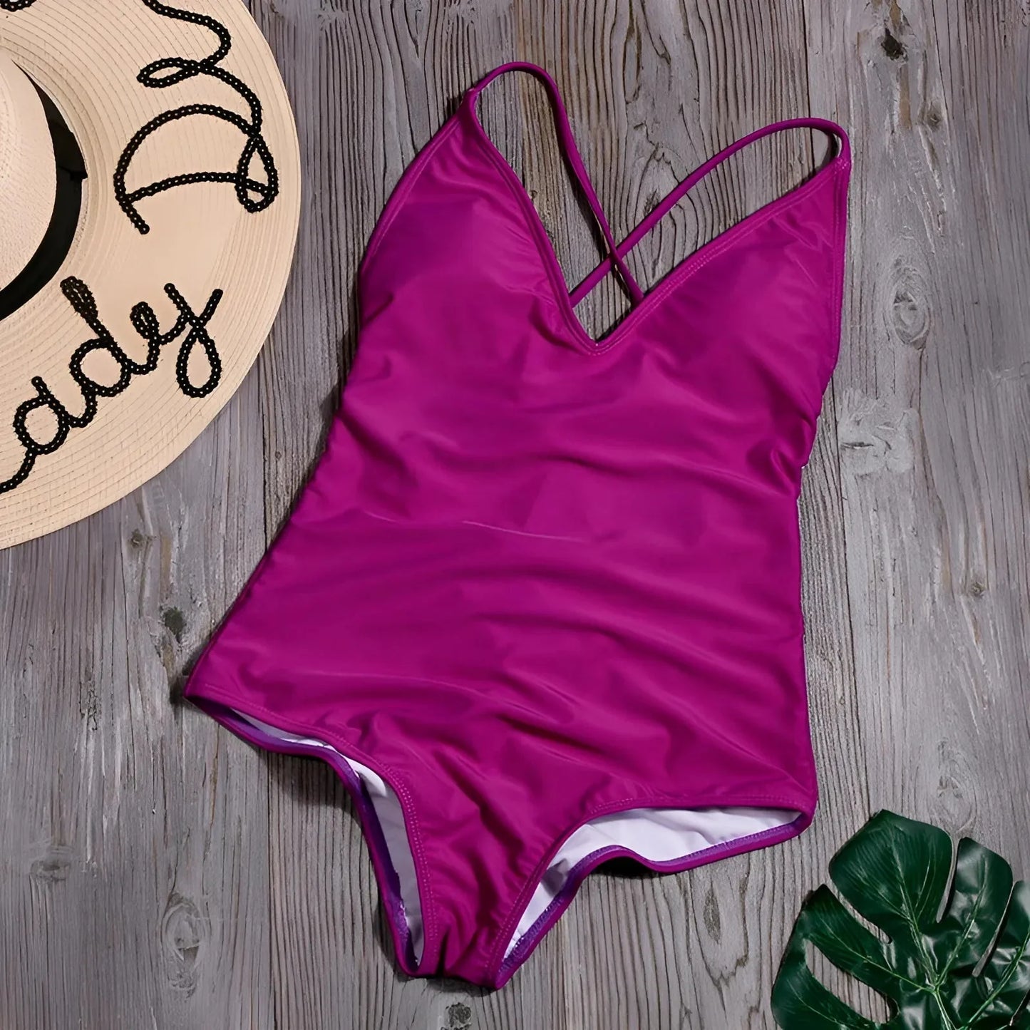 Viola Costume da bagno classico senza schienale