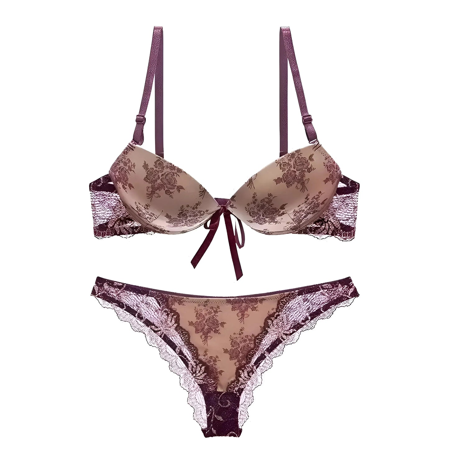 Viola Set di Lingerie Elegante