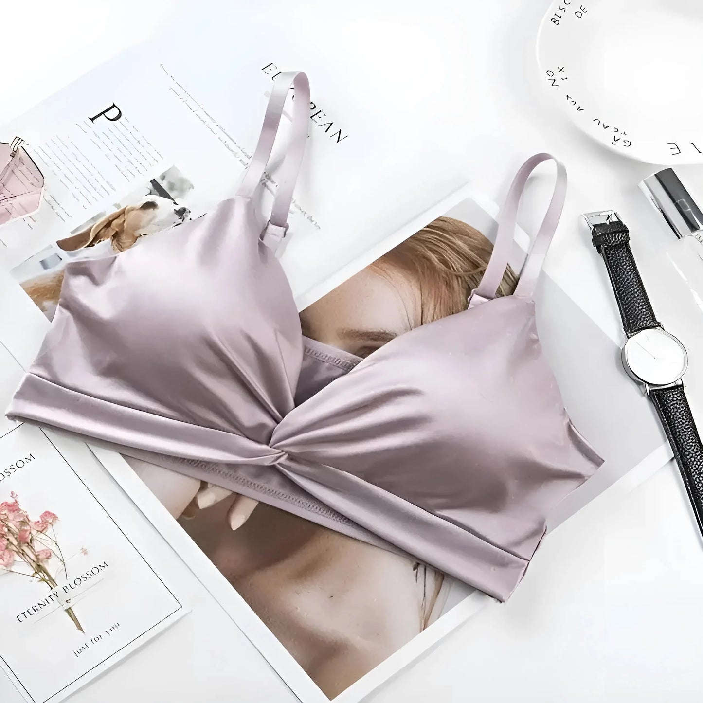 Viola Bralette in Satin