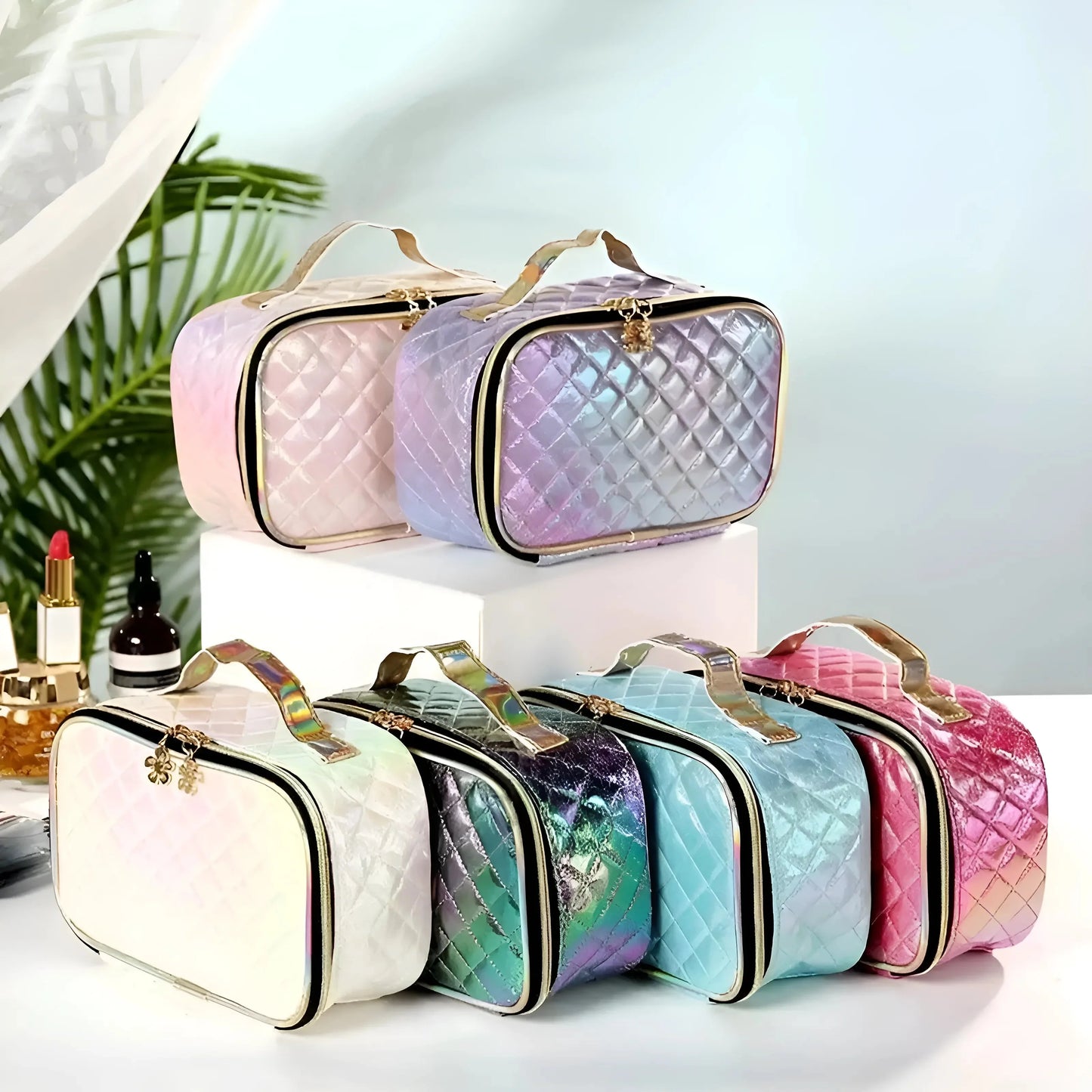 Beauty Case Trapuntato - Scatola Vanity