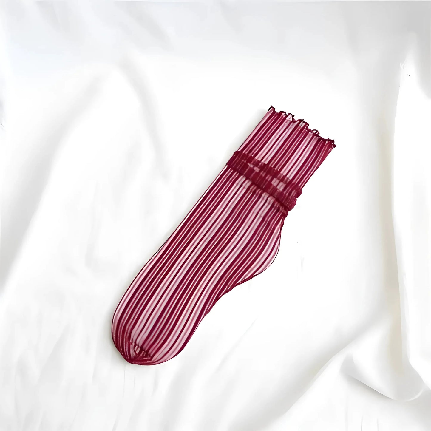 Rosso Calzini alla caviglia decorativi