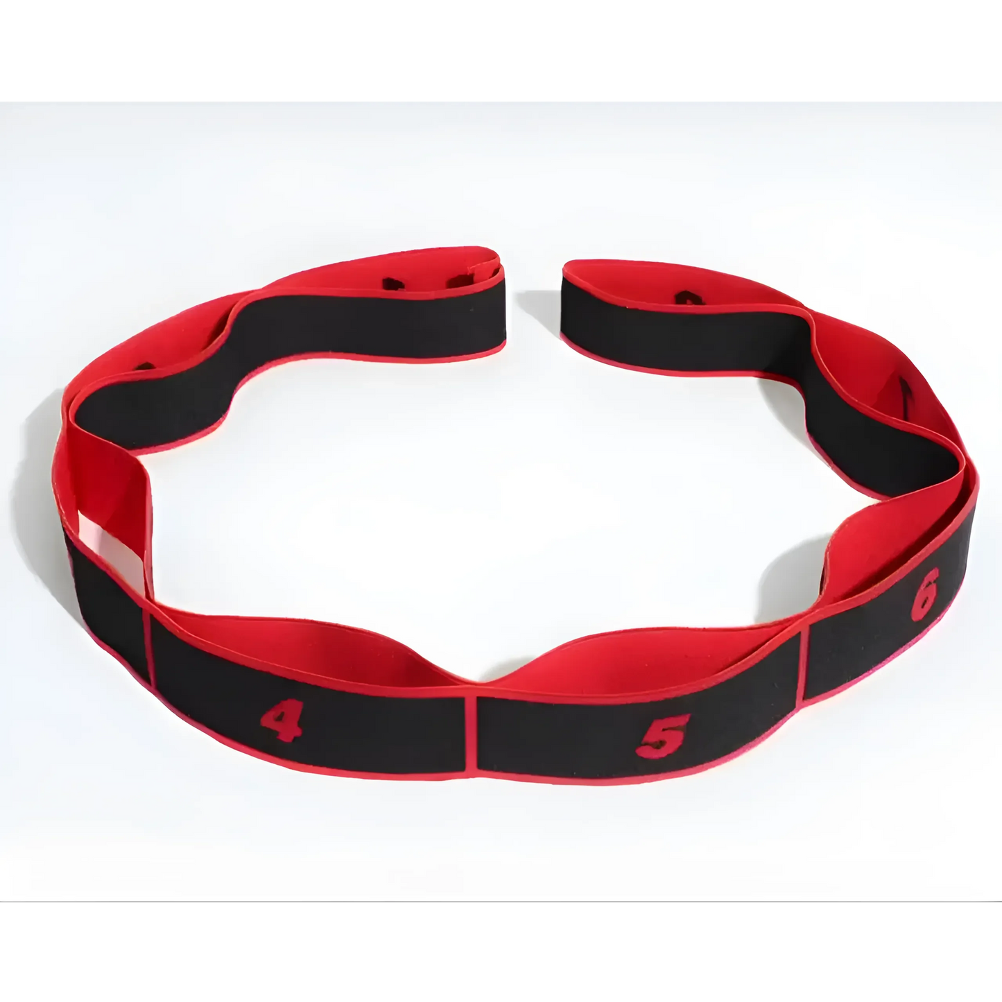 Rosso Fascia elastica per esercizi di resistenza