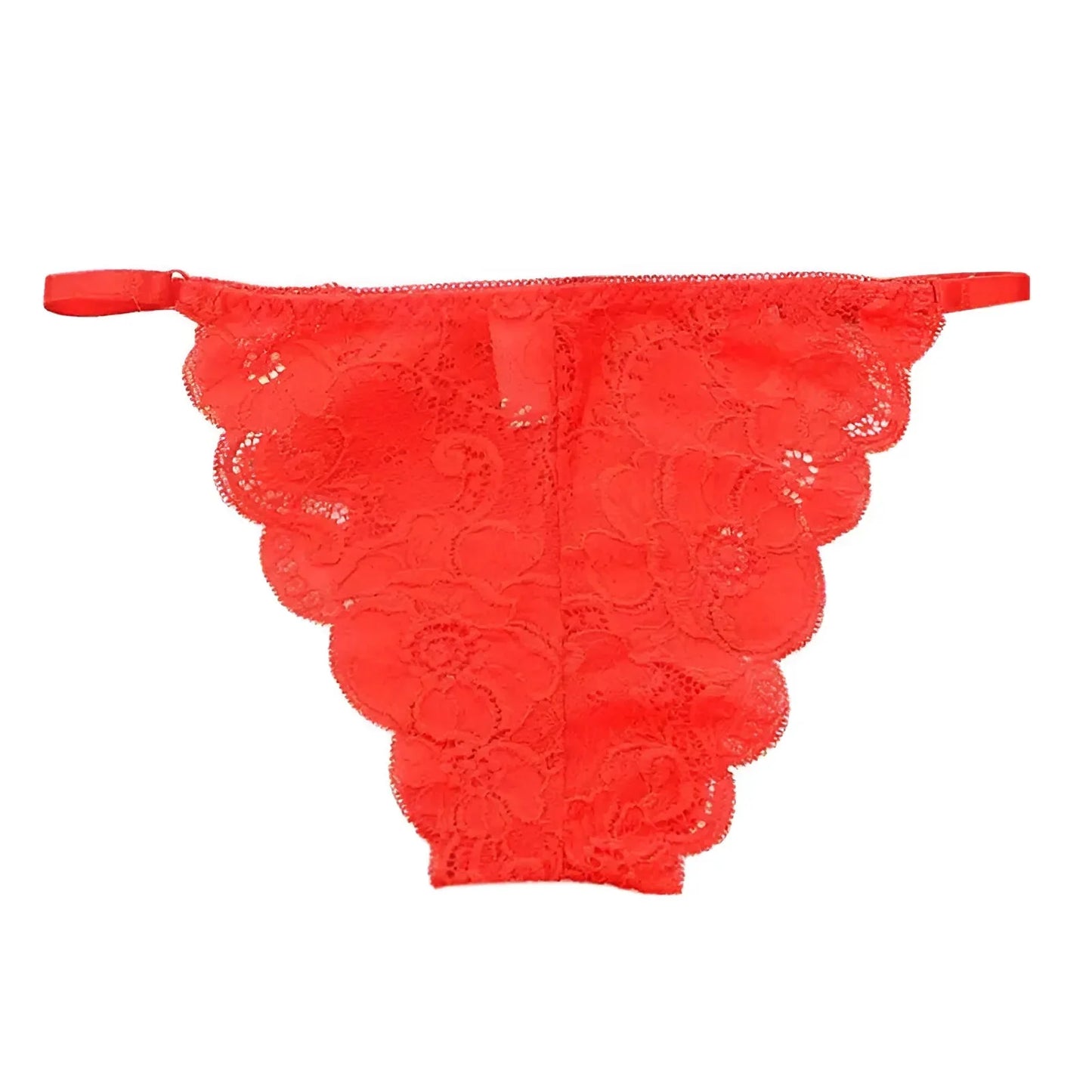 Rosso Mutandine in pizzo universali