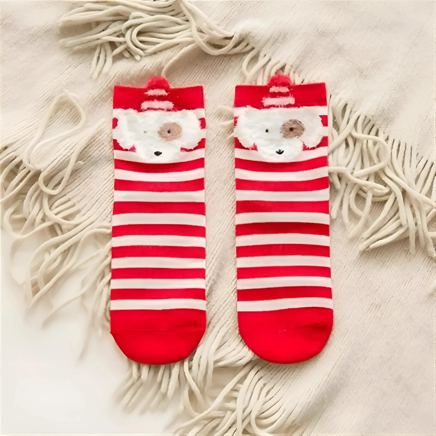 Rosso Calze di Natale da donna