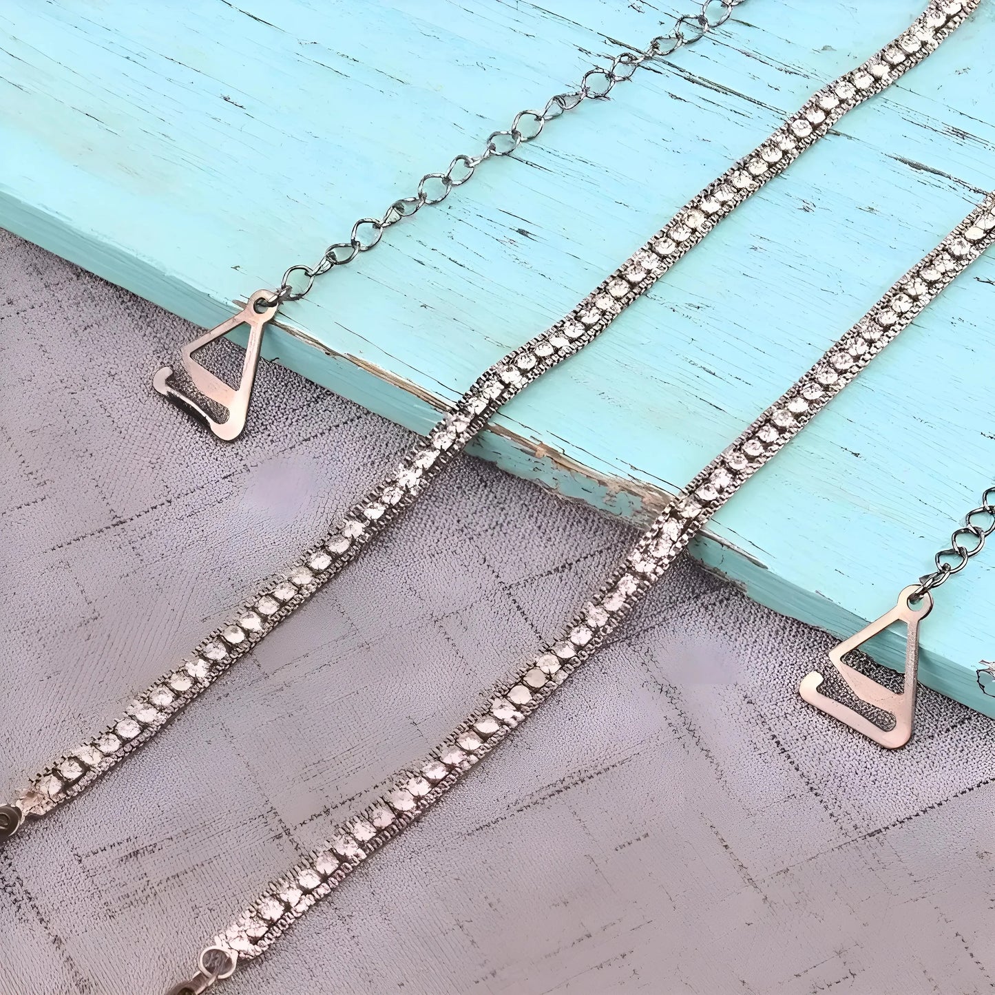 Argento Cinghie per reggiseno decorative