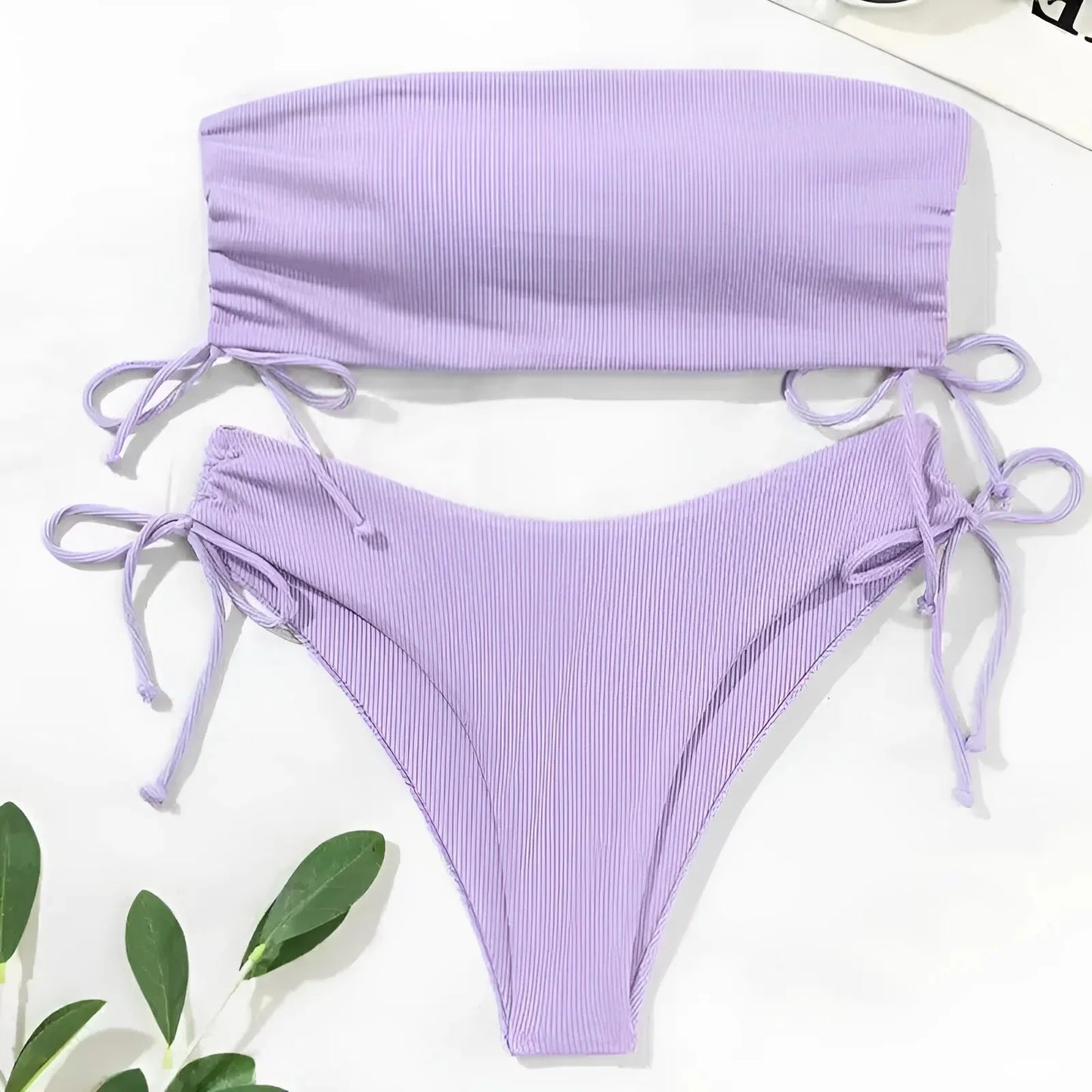 Set Bikini Due Pezzi Senza Spalline