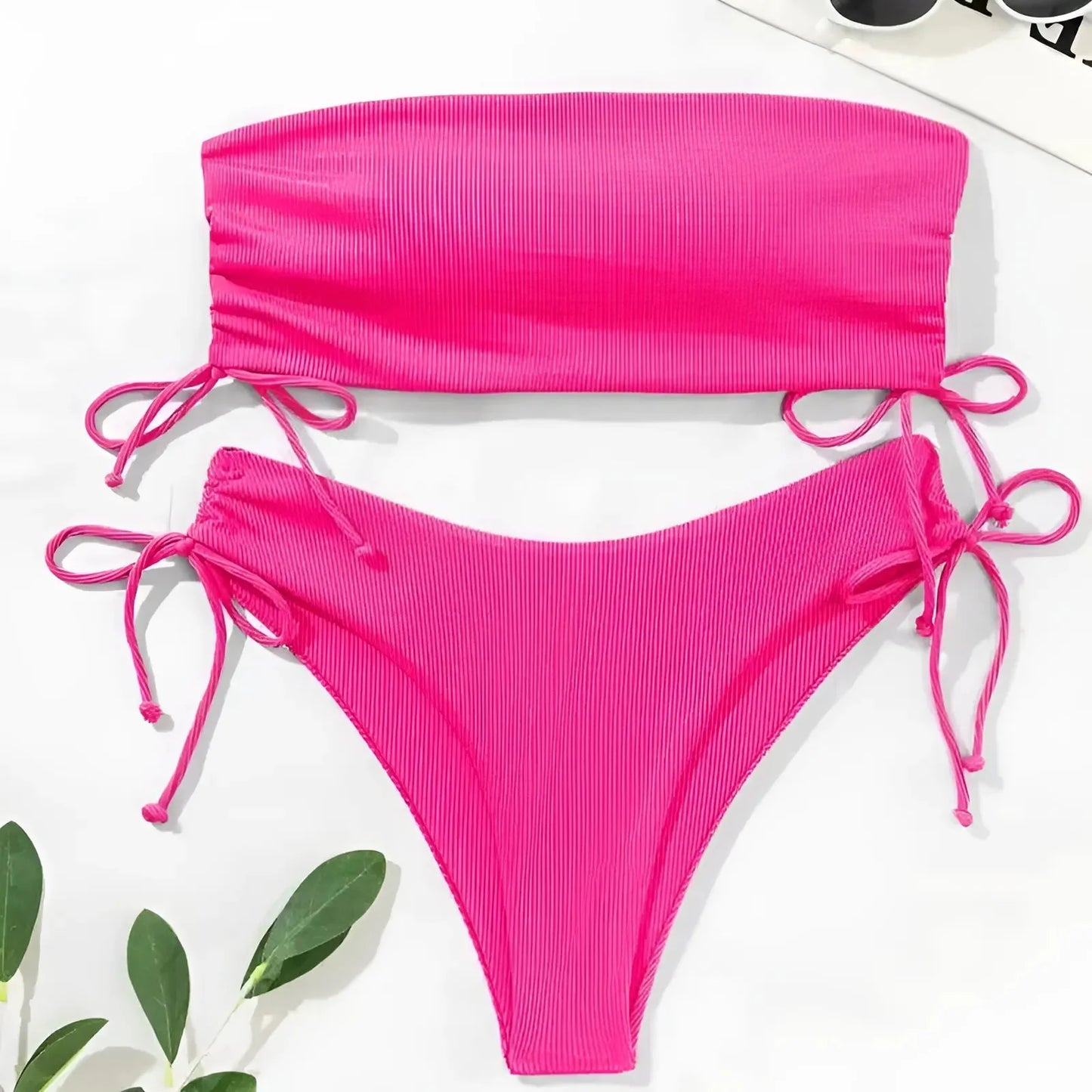 Set Bikini Due Pezzi Senza Spalline