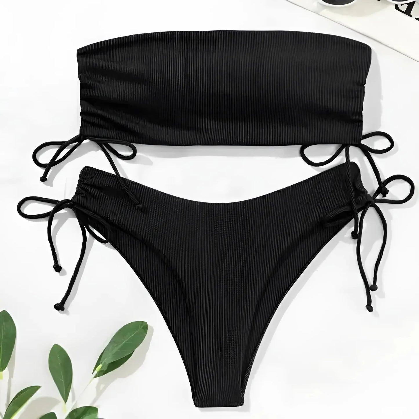 Set Bikini Due Pezzi Senza Spalline
