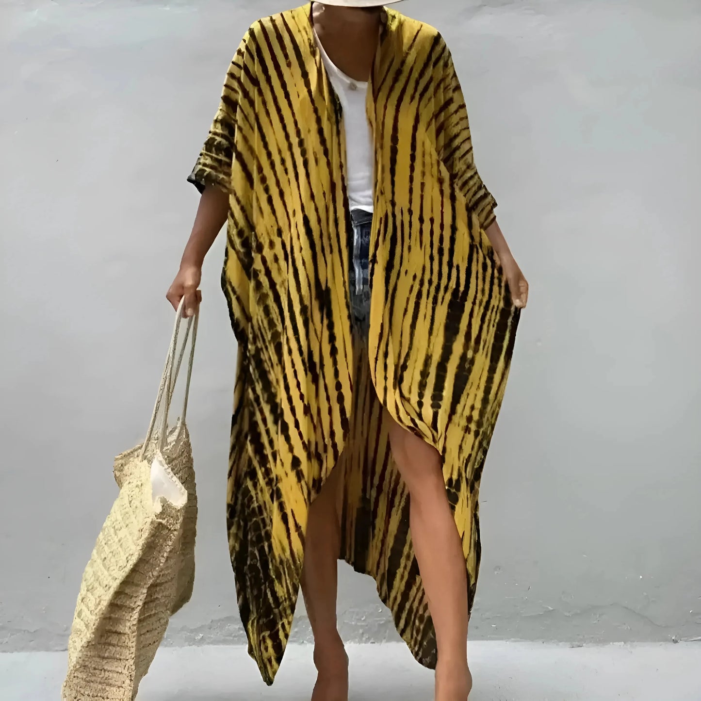 Kimono da Spiaggia a Righe