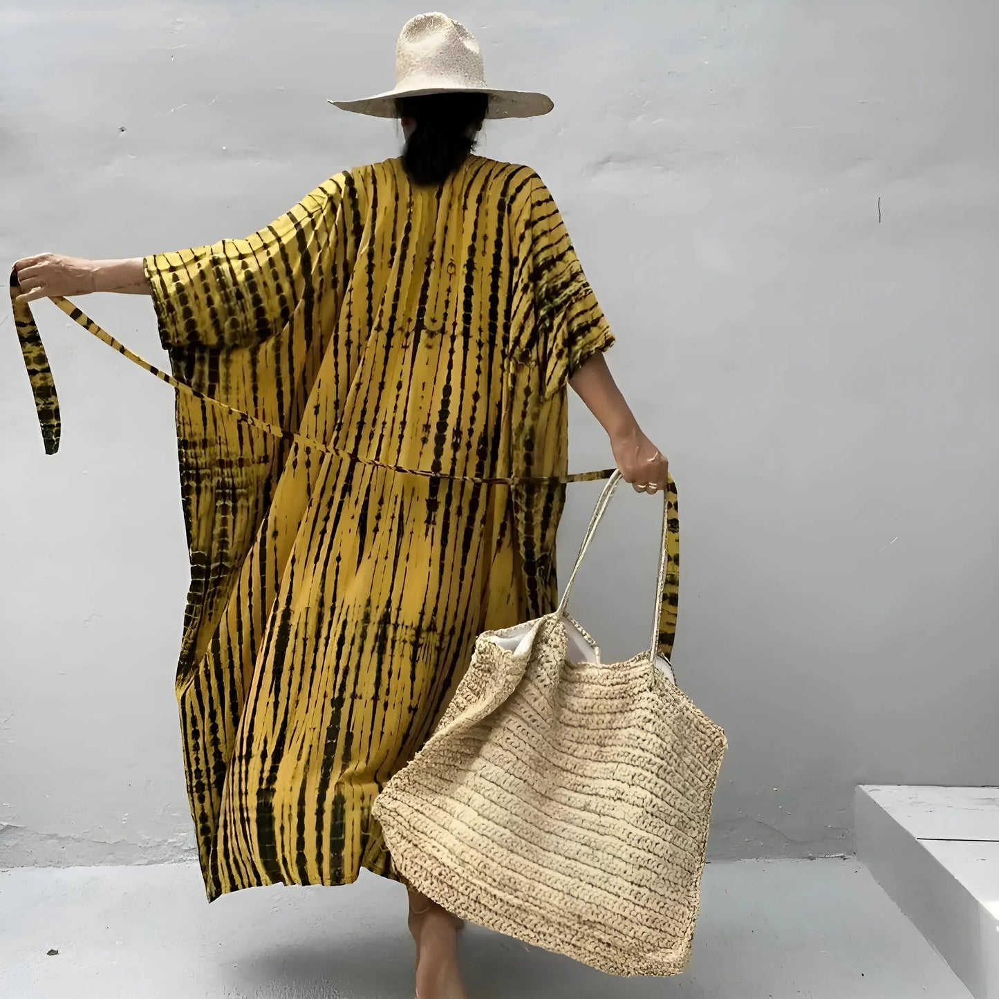 Kimono da Spiaggia a Righe