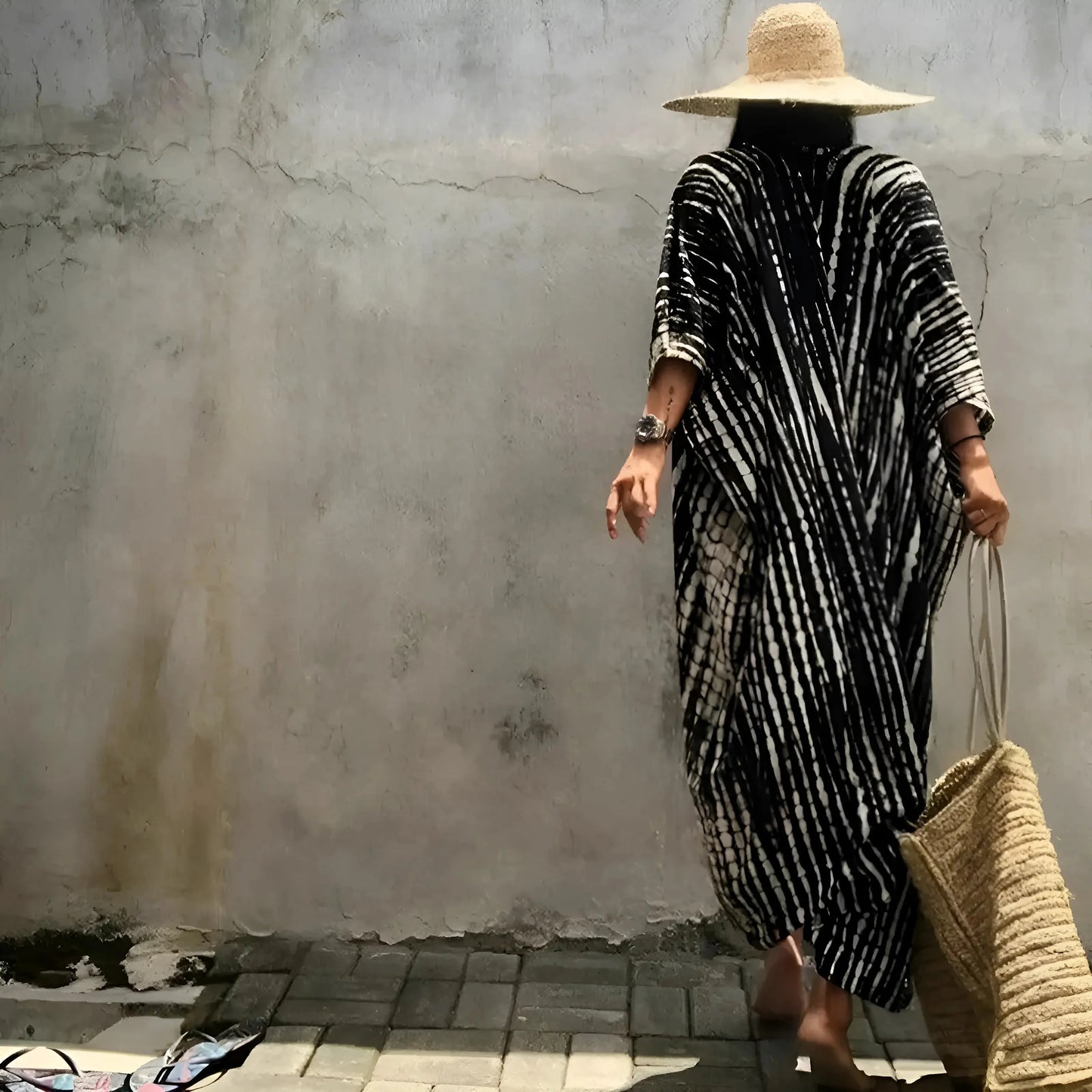 Kimono da Spiaggia a Righe