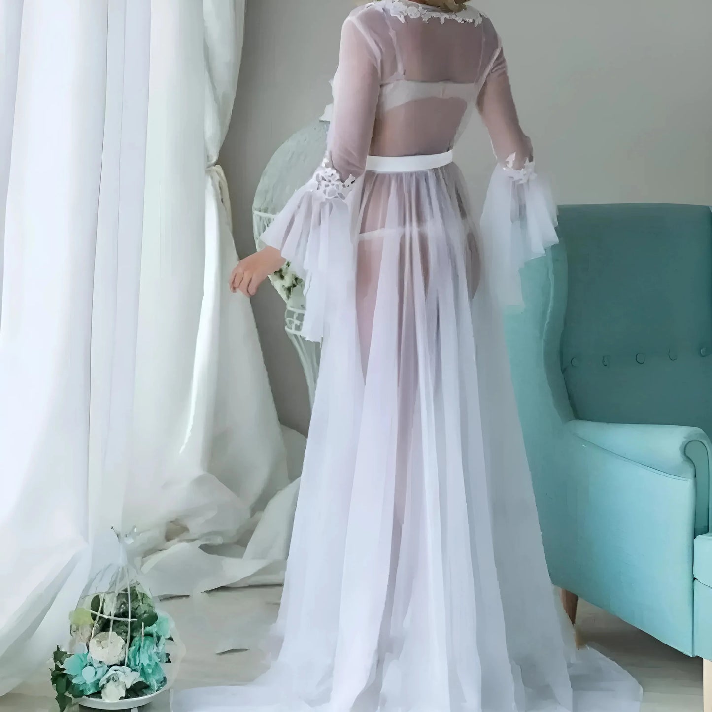 Accappatoio Trasparente da Donna