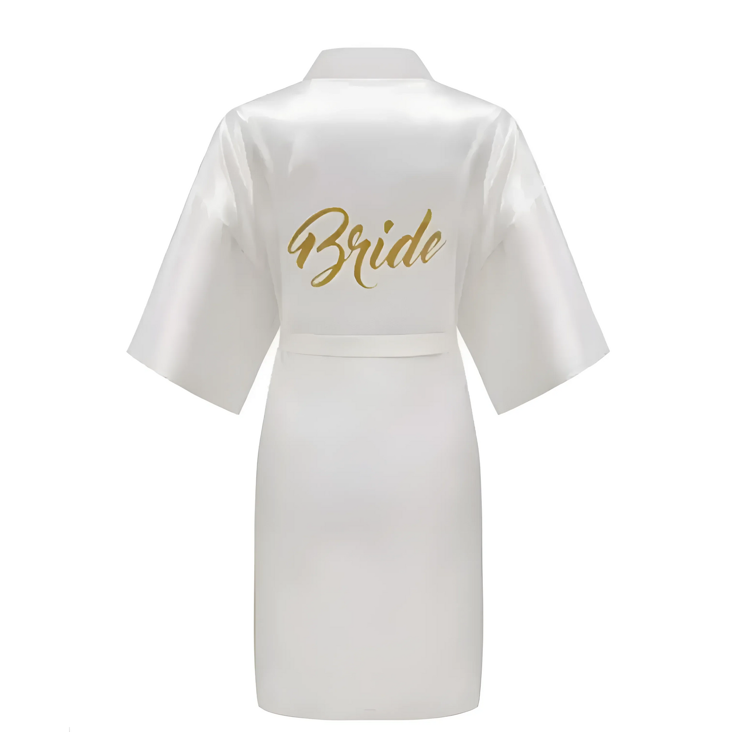 Bianco Robe da Sposa con Ricamo Dorato