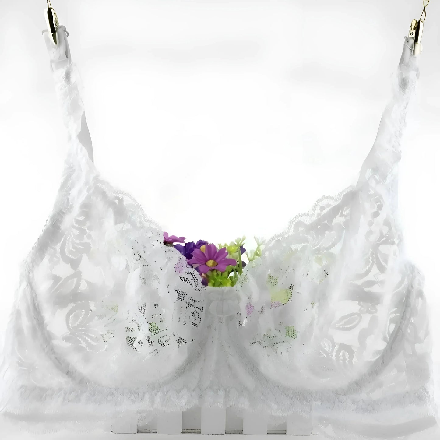 Bianco Reggiseno in pizzo classico