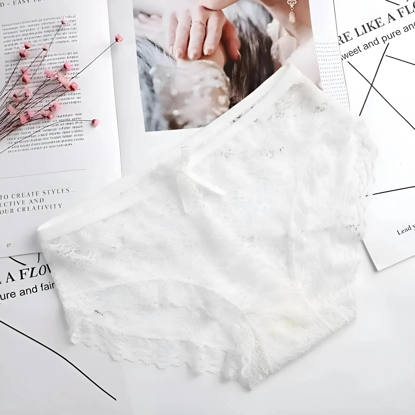 Bianco Mutandine in pizzo classiche